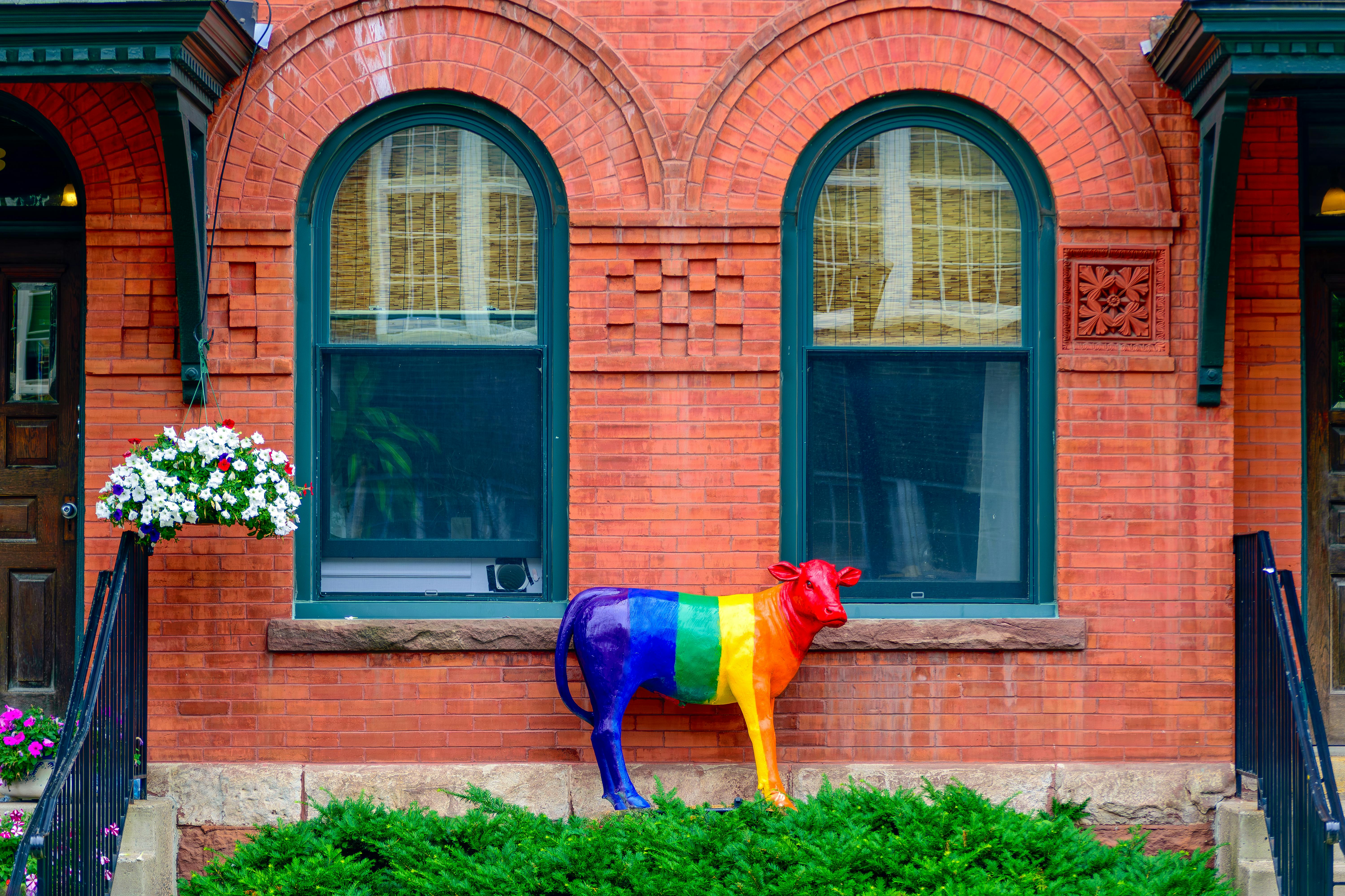 Vibrant Minneapolis North Loop neighborhood street - Minneapolis apartments with gym