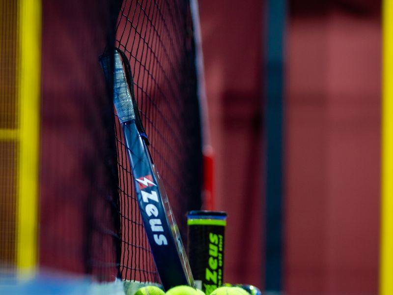 Wnętrze hali padel