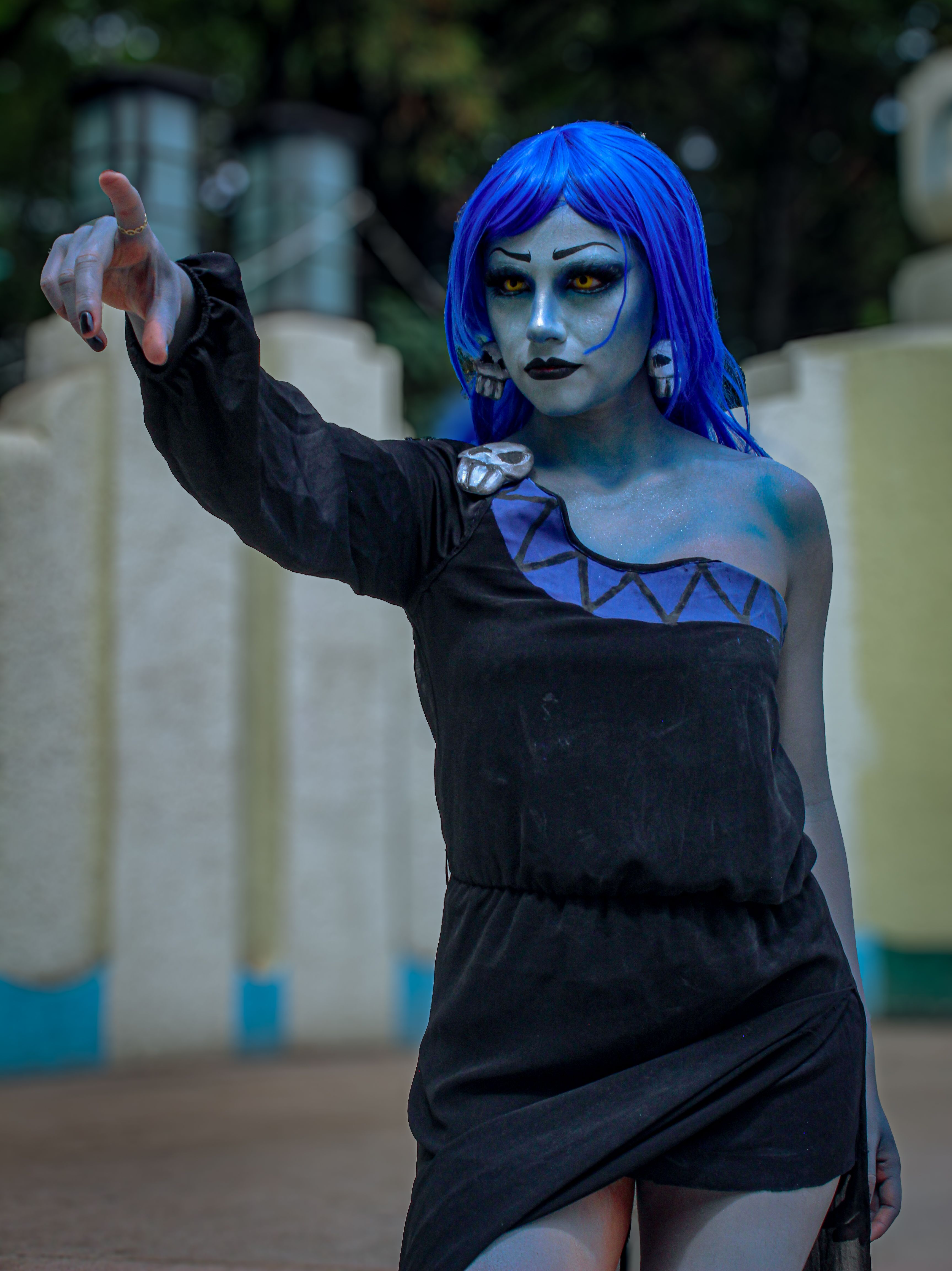 Colorful Cosplay Performance in Mexico City