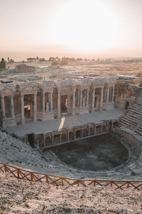 Aerial View of Ancient Ruins