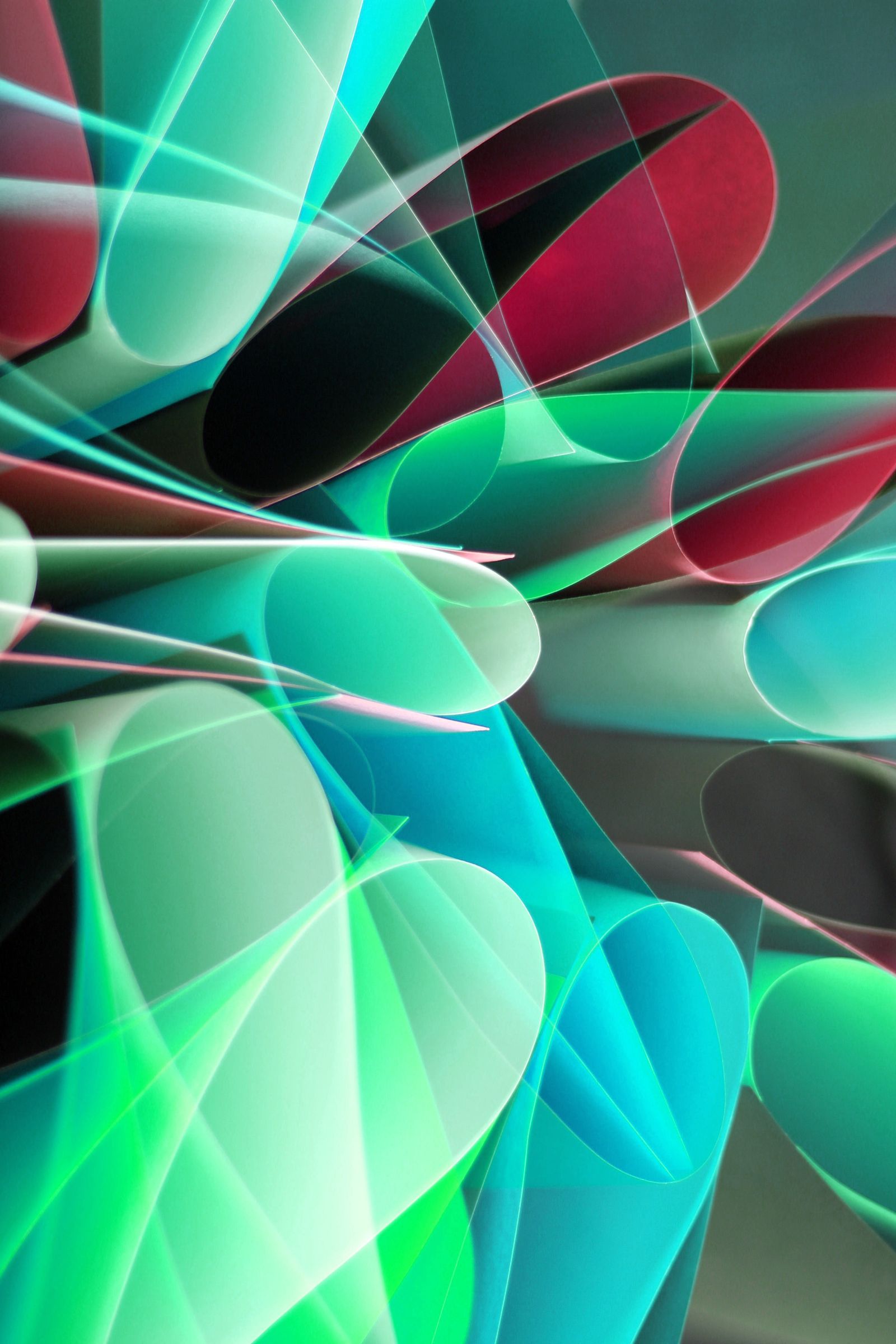 Abstract line-and-node artwork representing tokens moving through a learned language model.
