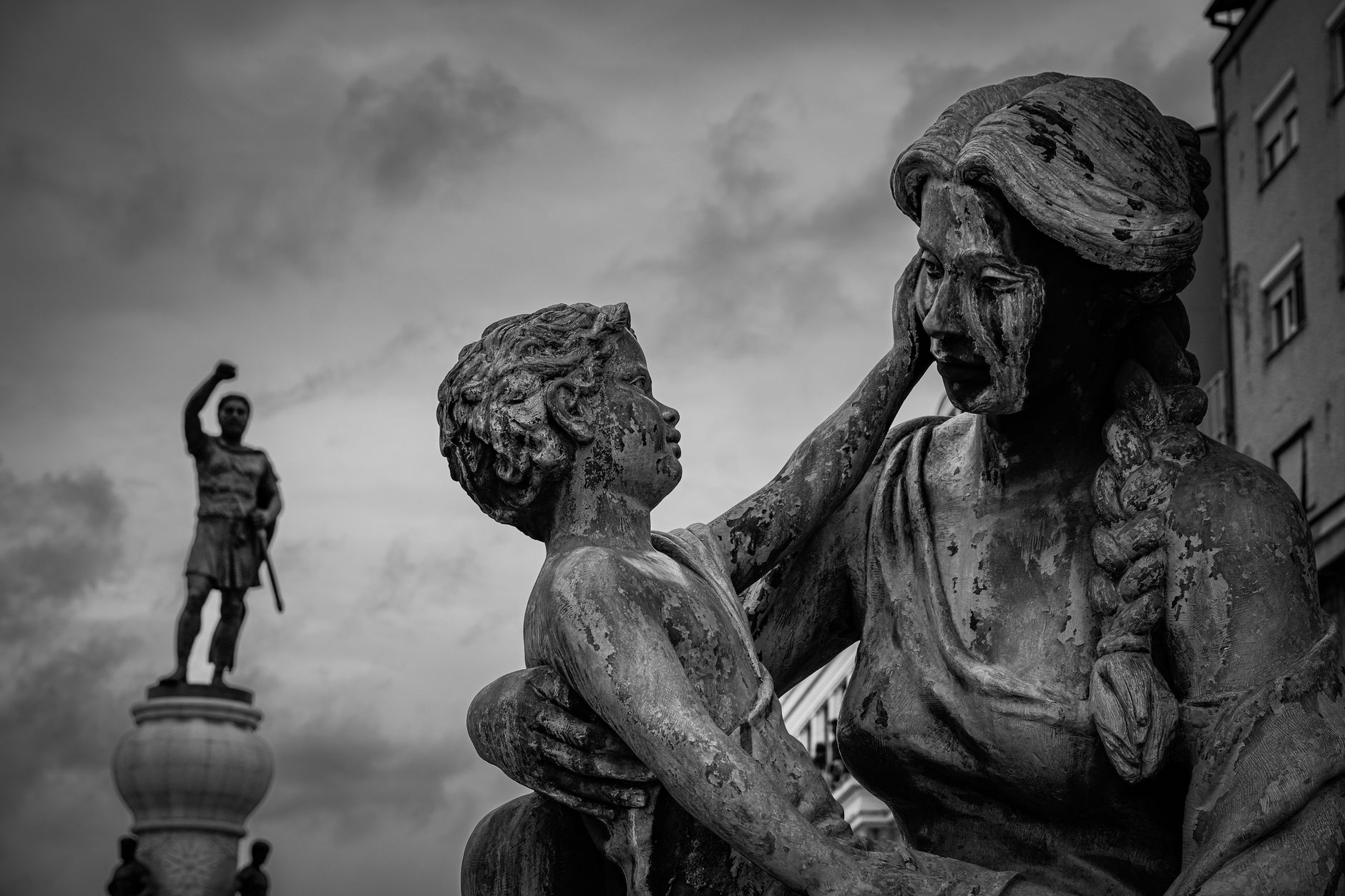 Ceremonii de Ziua Micii Uniri la statuia lui Alexandru Ioan Cuza din Slatina