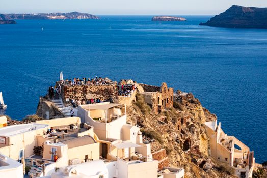 Fira Town travel scene — cover for Santorini: A Relaxation Journey