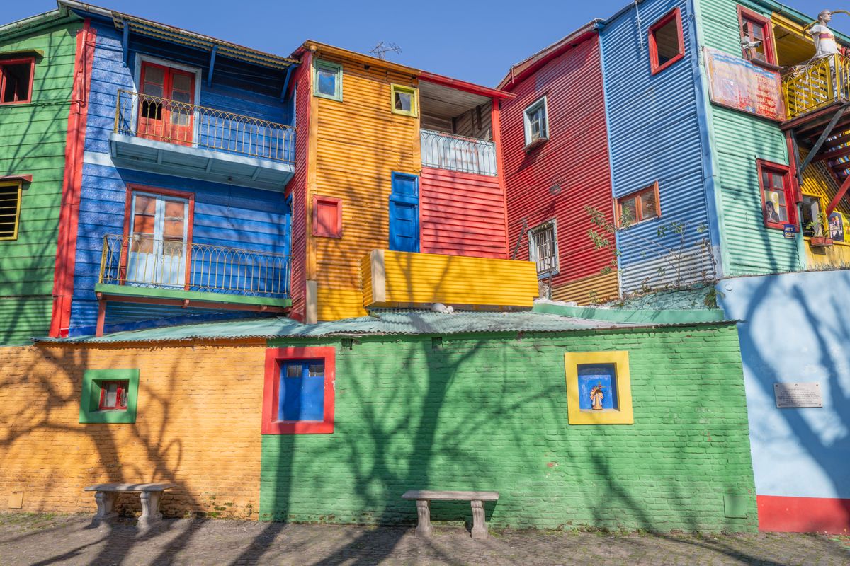 Colorful houses of Caminito in La Boca
