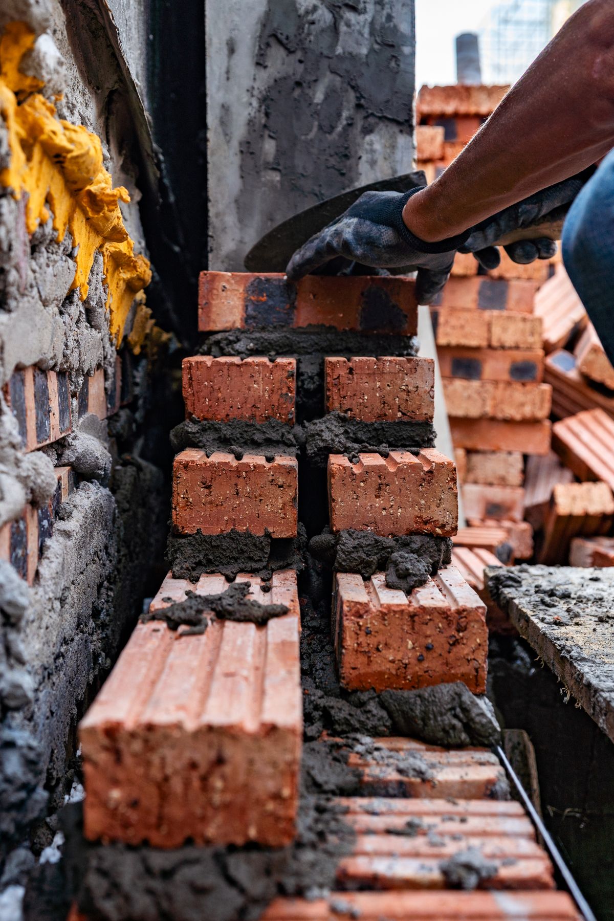 Brick Wall & Insulation Work