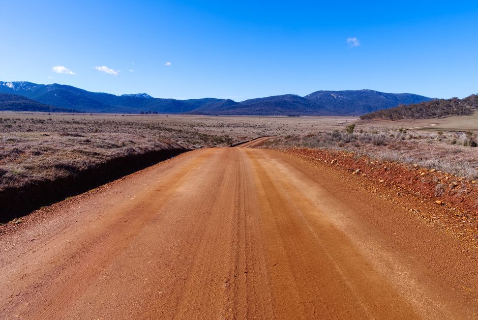 Avenza Maps app displaying a detailed trail map within an Australian national park