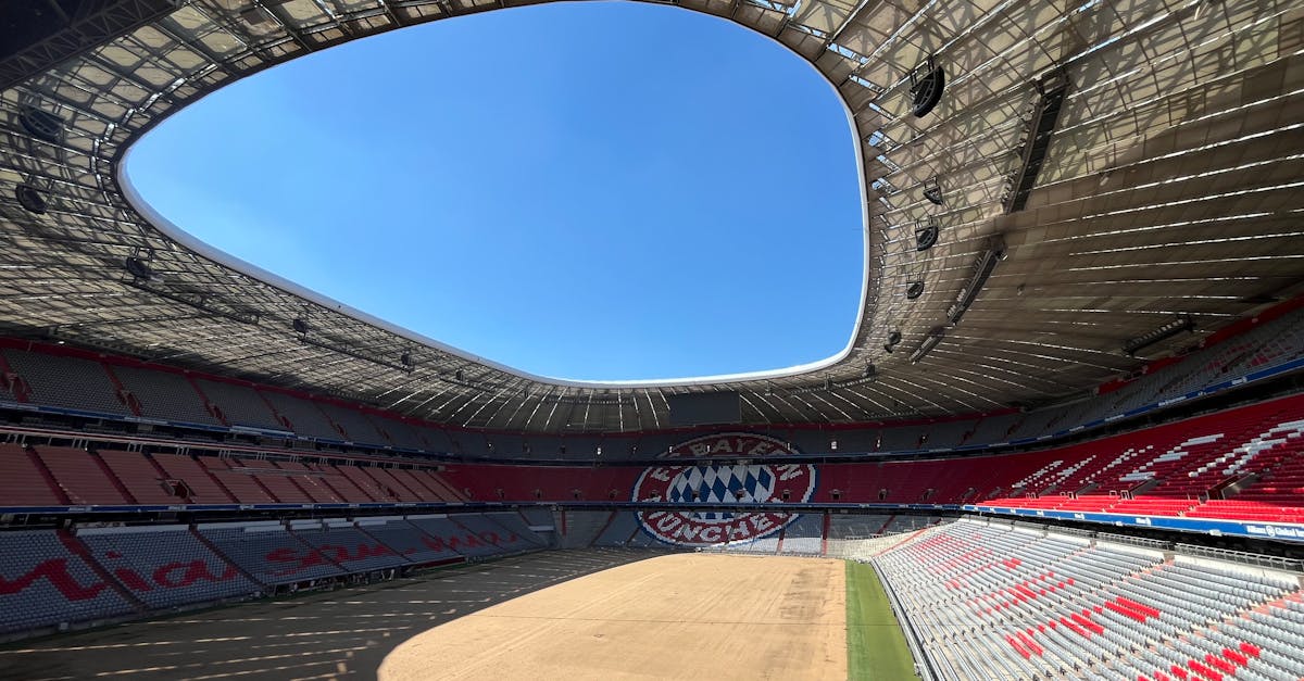 Explore the iconic Allianz Arena in Munich, showcasing its distinct architecture.