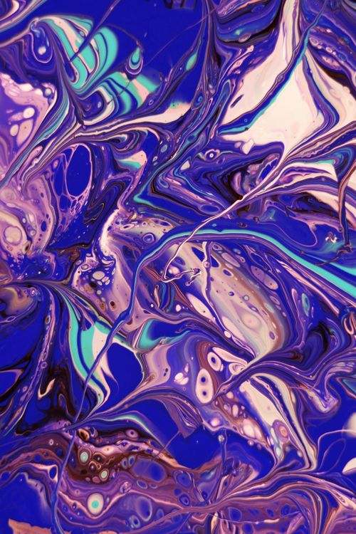 Colorful Abstract Fluid Art Painting · Free Stock Photo