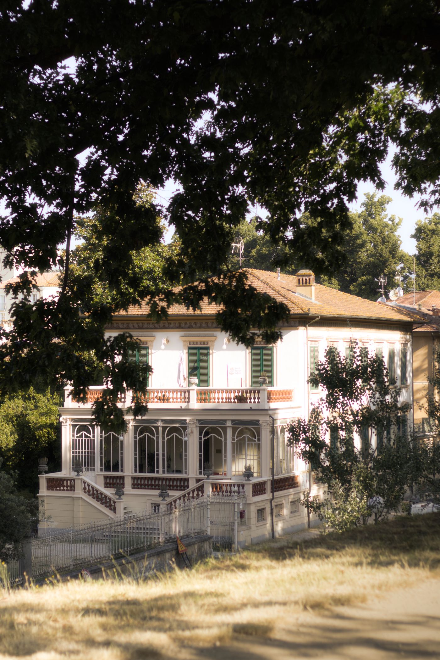 A villa surrounded by greenery near Lucca, Tuscany