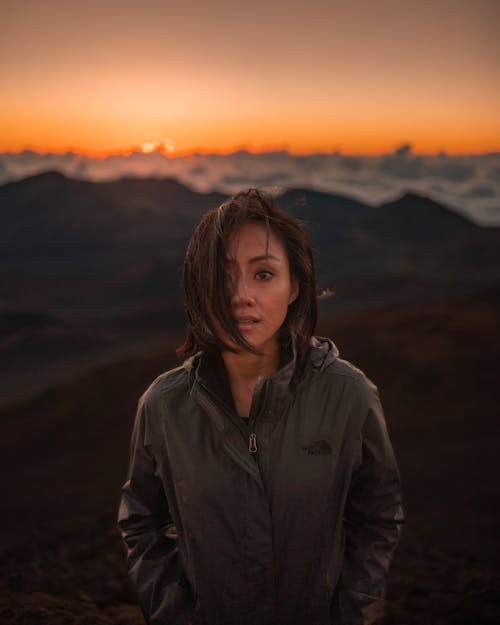 Photo Of Woman Wearing Gray Jacket 