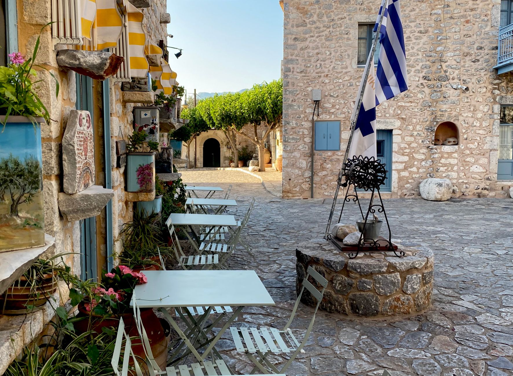 Omodos Village Square — near Kakopetria, Cyprus