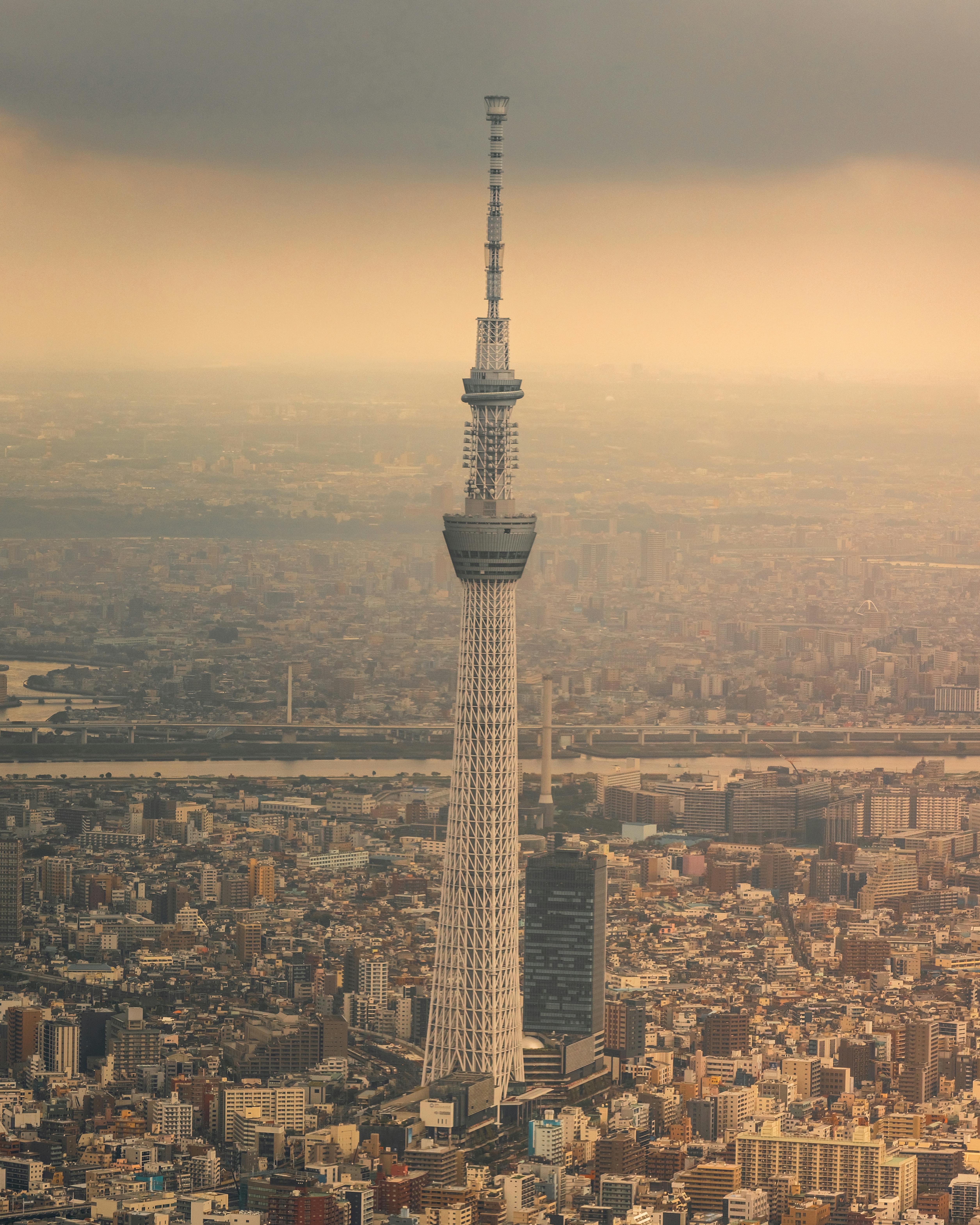 Tokyo Skytree over City · Free Stock Photo