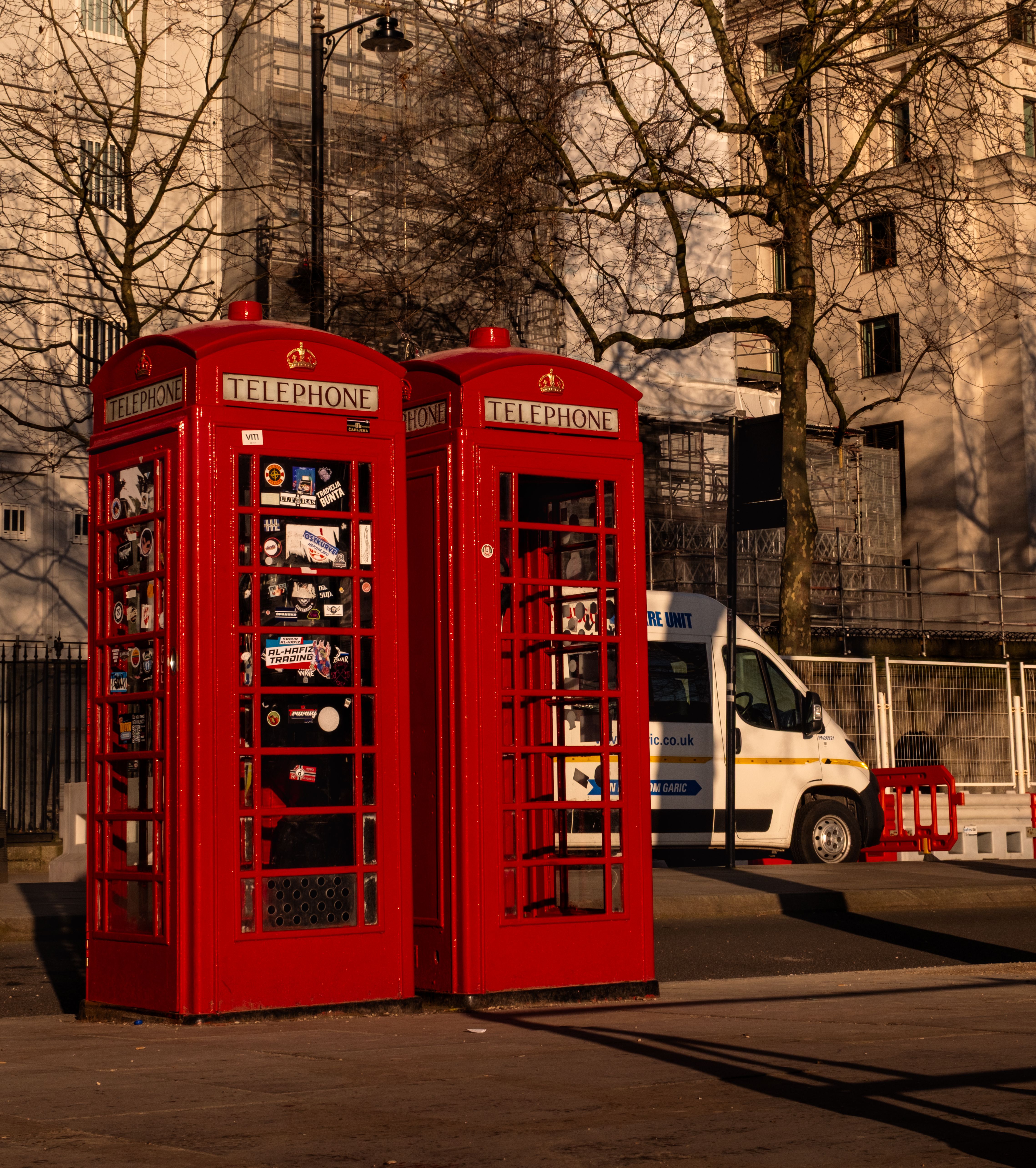 Iconic Red Telephone Boxes in London · Free Stock Photo