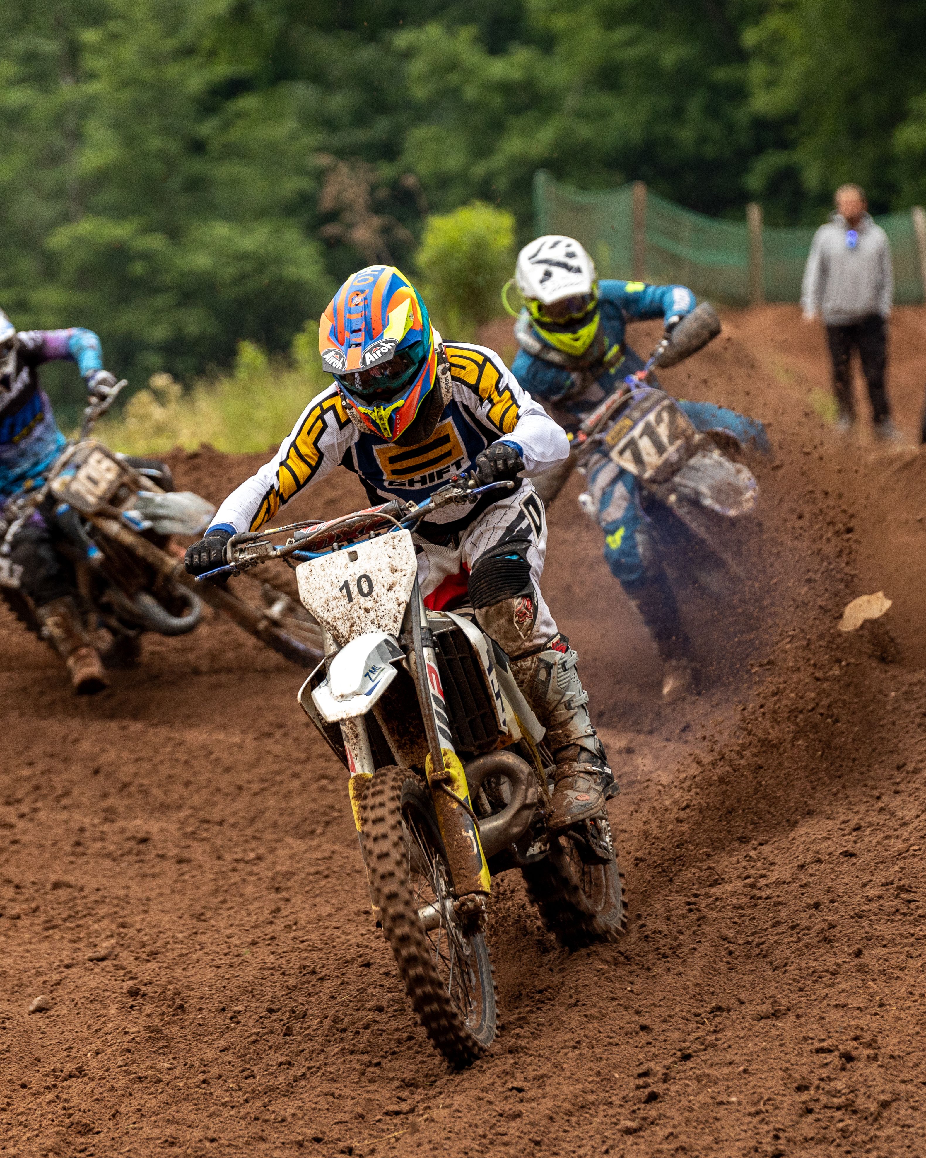 Intense Motocross Race with Skilled Riders · Free Stock Photo