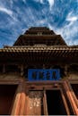 Stunning View of Ancient Wooden Pagoda in Shaanxi