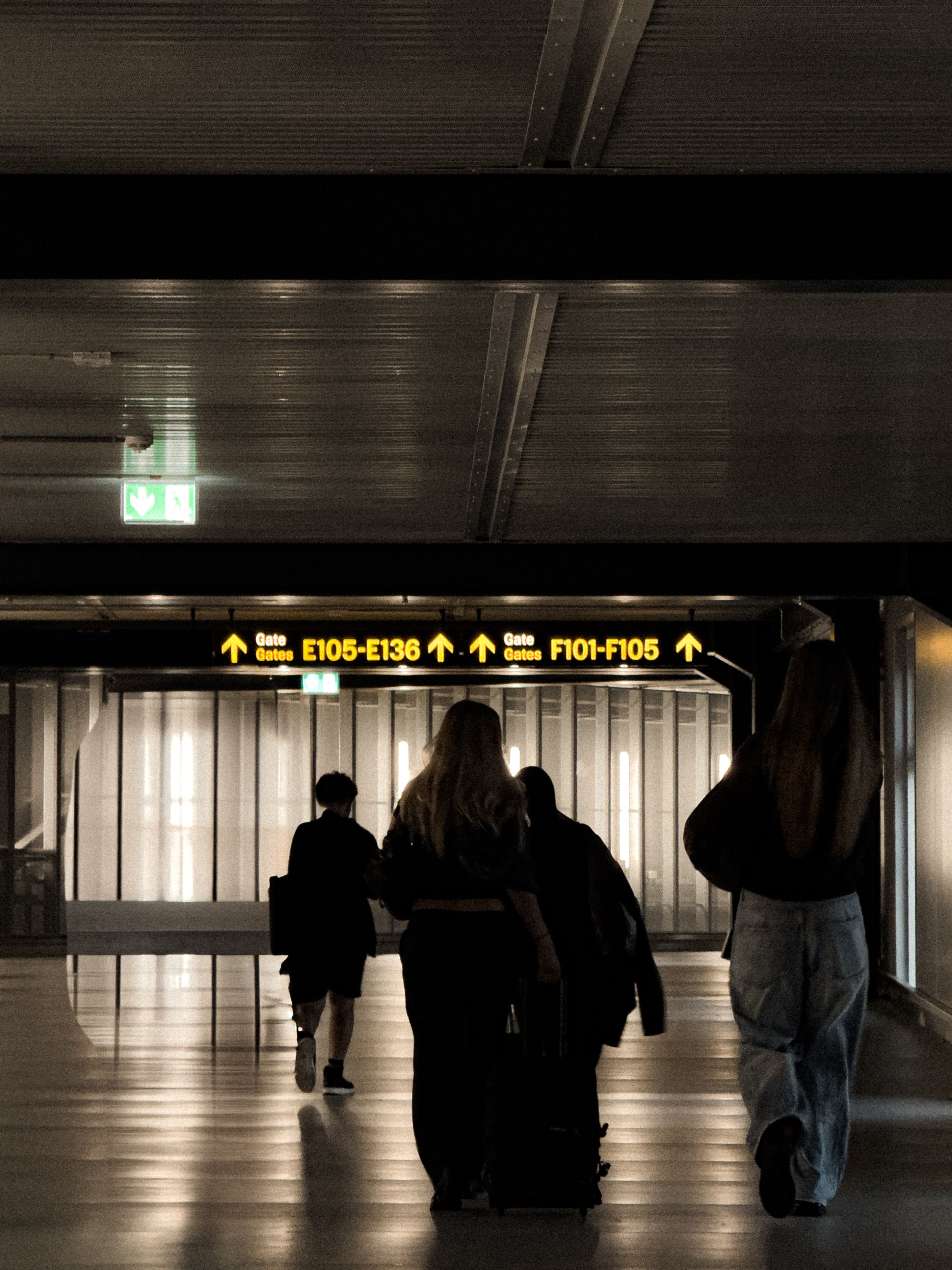 Automated immigration clearance lanes at Changi Airport for international arrivals in Singapore