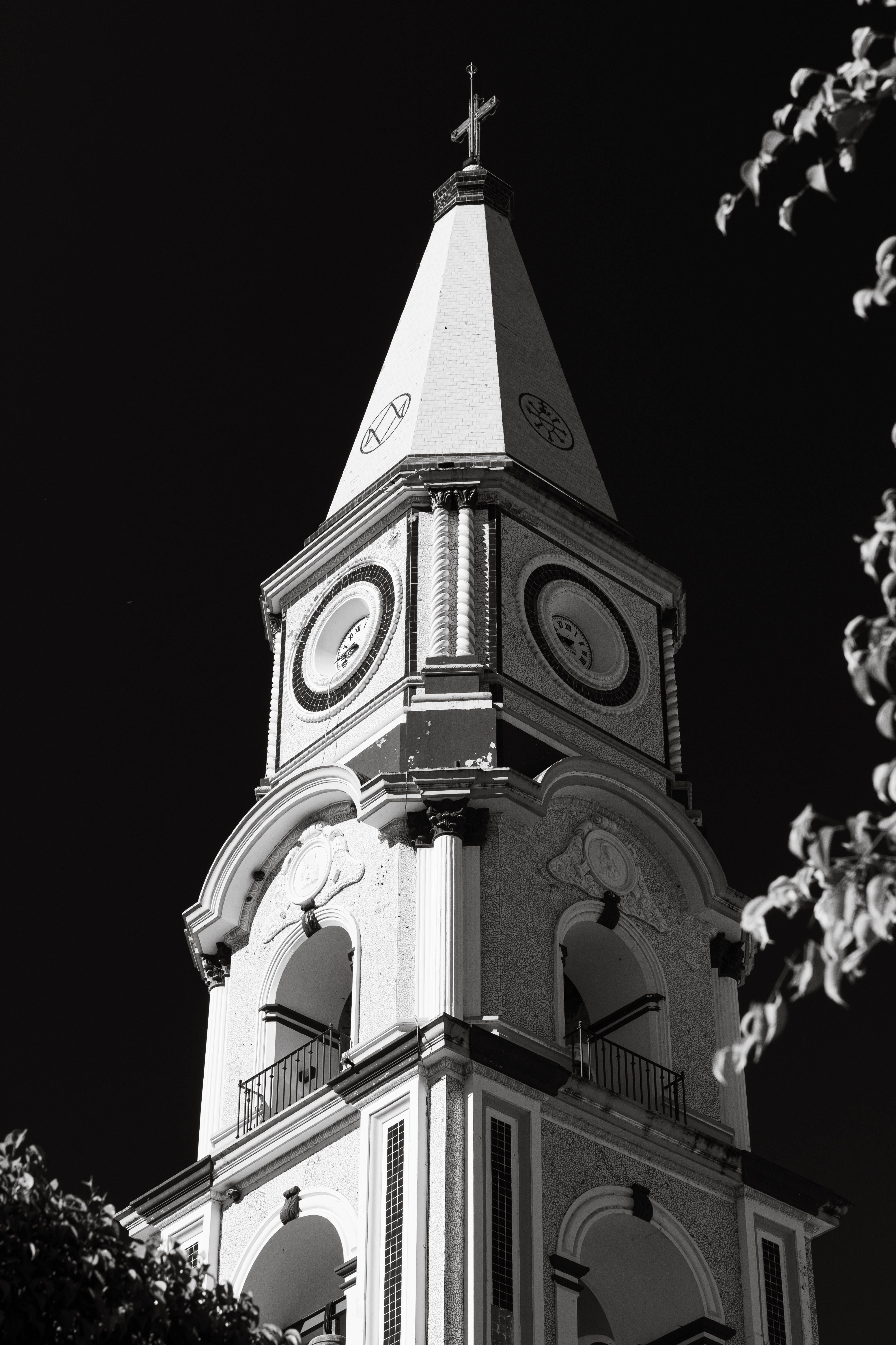 Historic Clock Tower Against Blue Sky · Free Stock Photo
