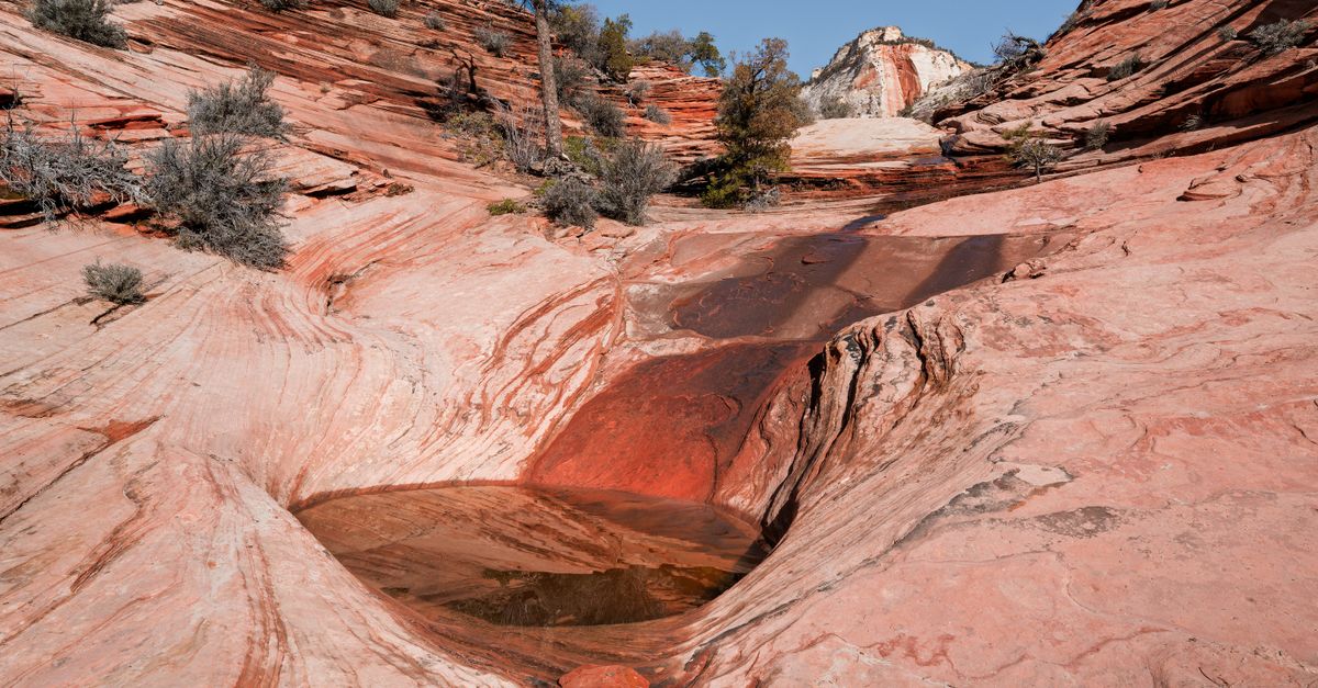 Fifth Water Hot Springs Utah hiking trail canyon landscape soaking pools