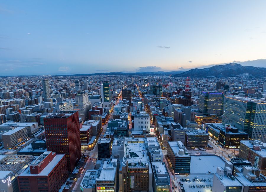 Sapporo, Japan — skyline and landmarks · stay connected with a Sapporo eSIM from My Holiday SIM