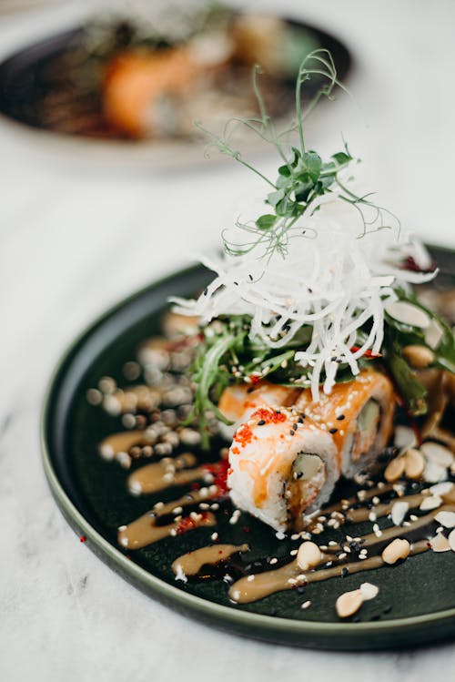 Gratuit Photo En Gros Plan De Sushi Photos