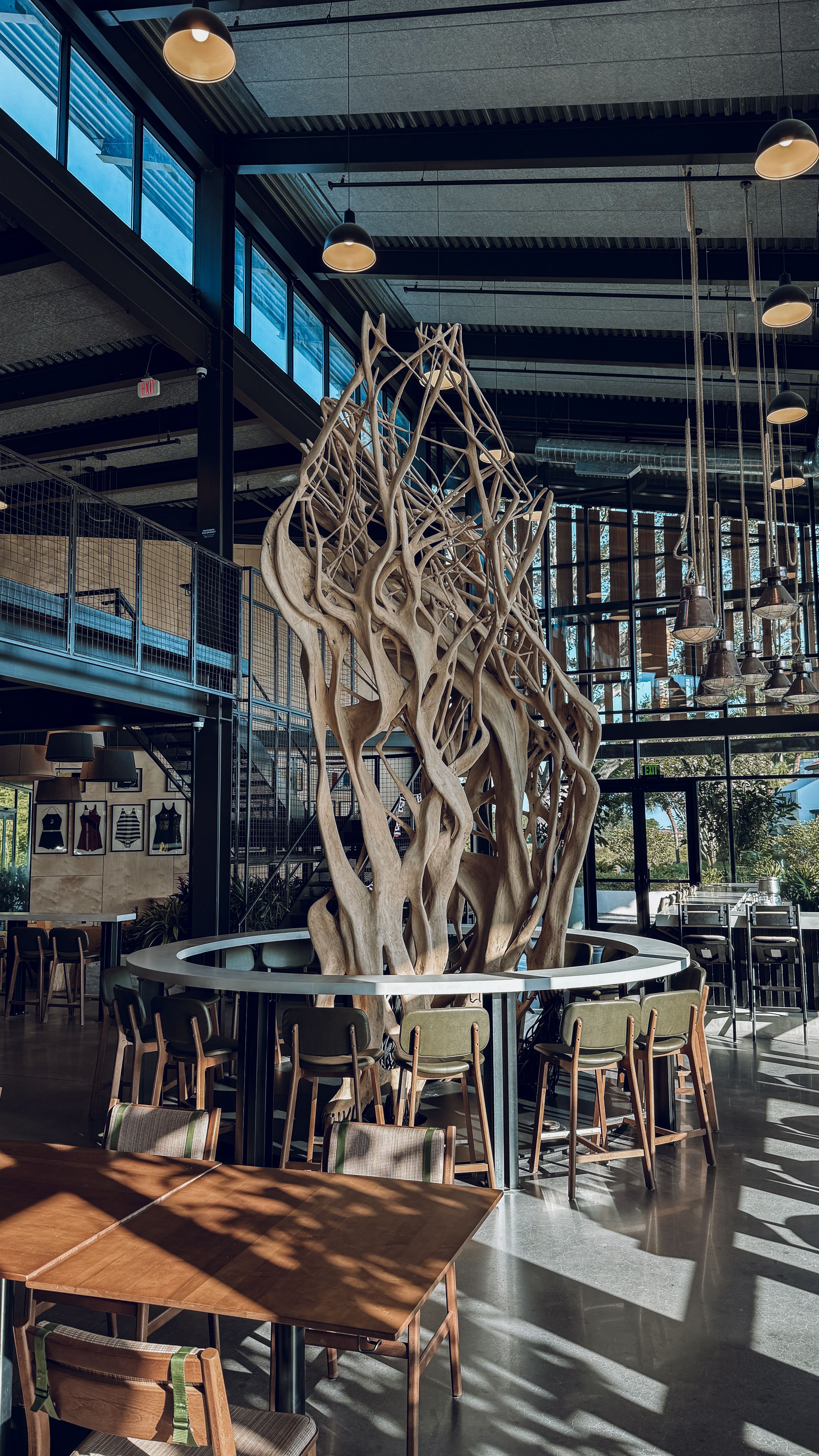 Modern Indoor Art Installation in Public Space · Free Stock Photo - Exterior Interstitial Art Installation