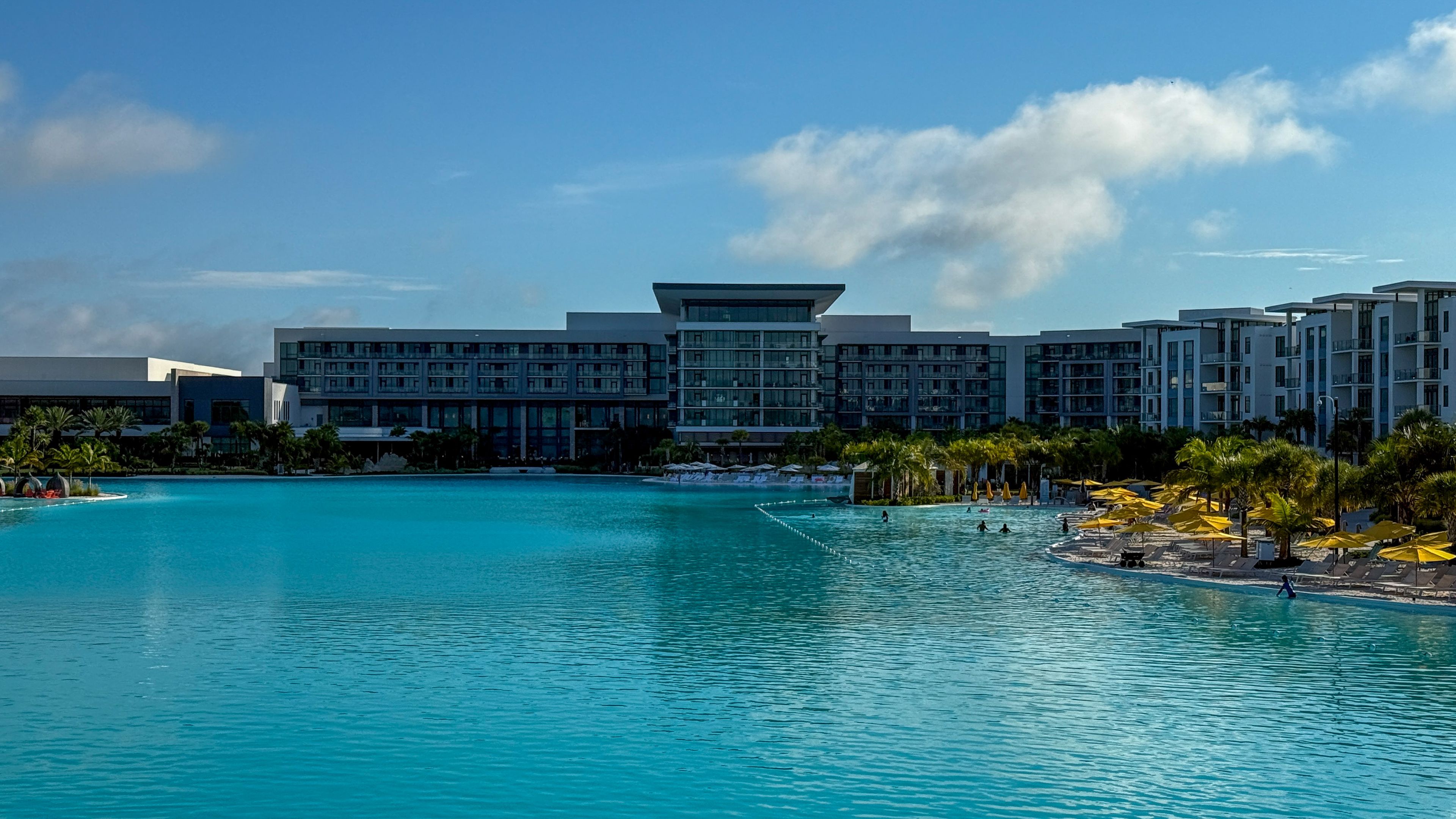Lagoon pool and heated children's pool at a family apartment resort in Broadbeach, Gold Coast