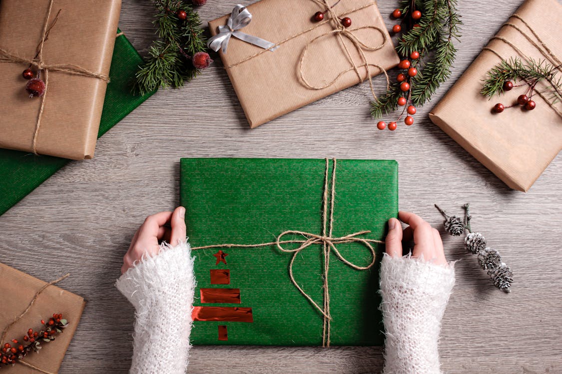 Free Wrapped Presents Stock Photo