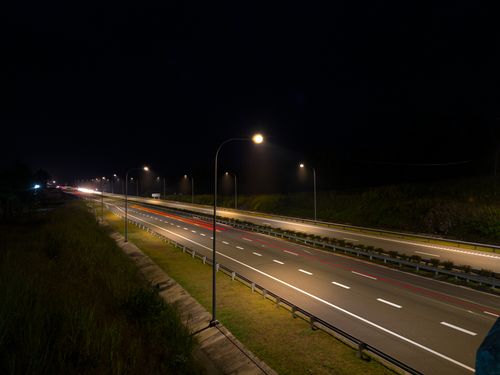 Free Long Exposure, Expressway Stock Photo
