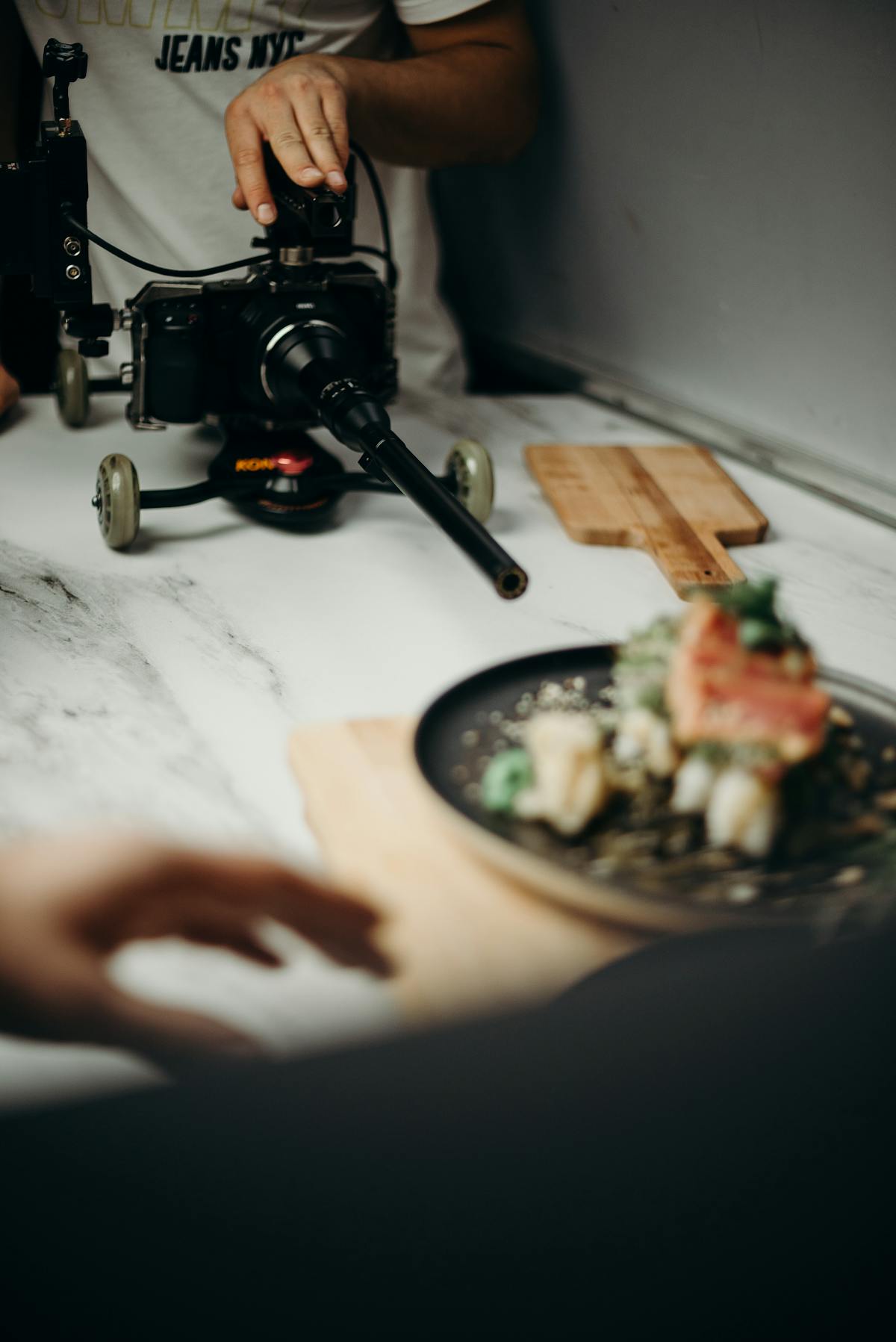 Chicken pieces marinating in yogurt and spices in a bowl