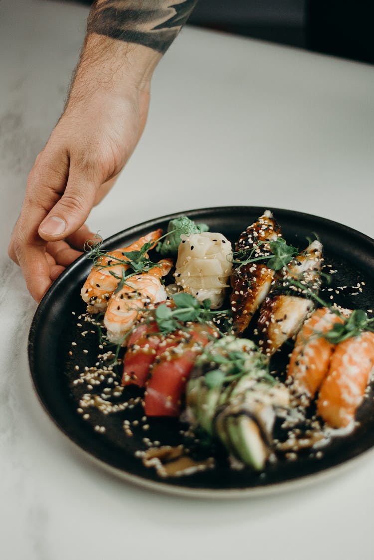 Photo Of Sashimi On Plate