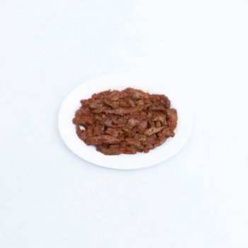 Salade au steak grillé