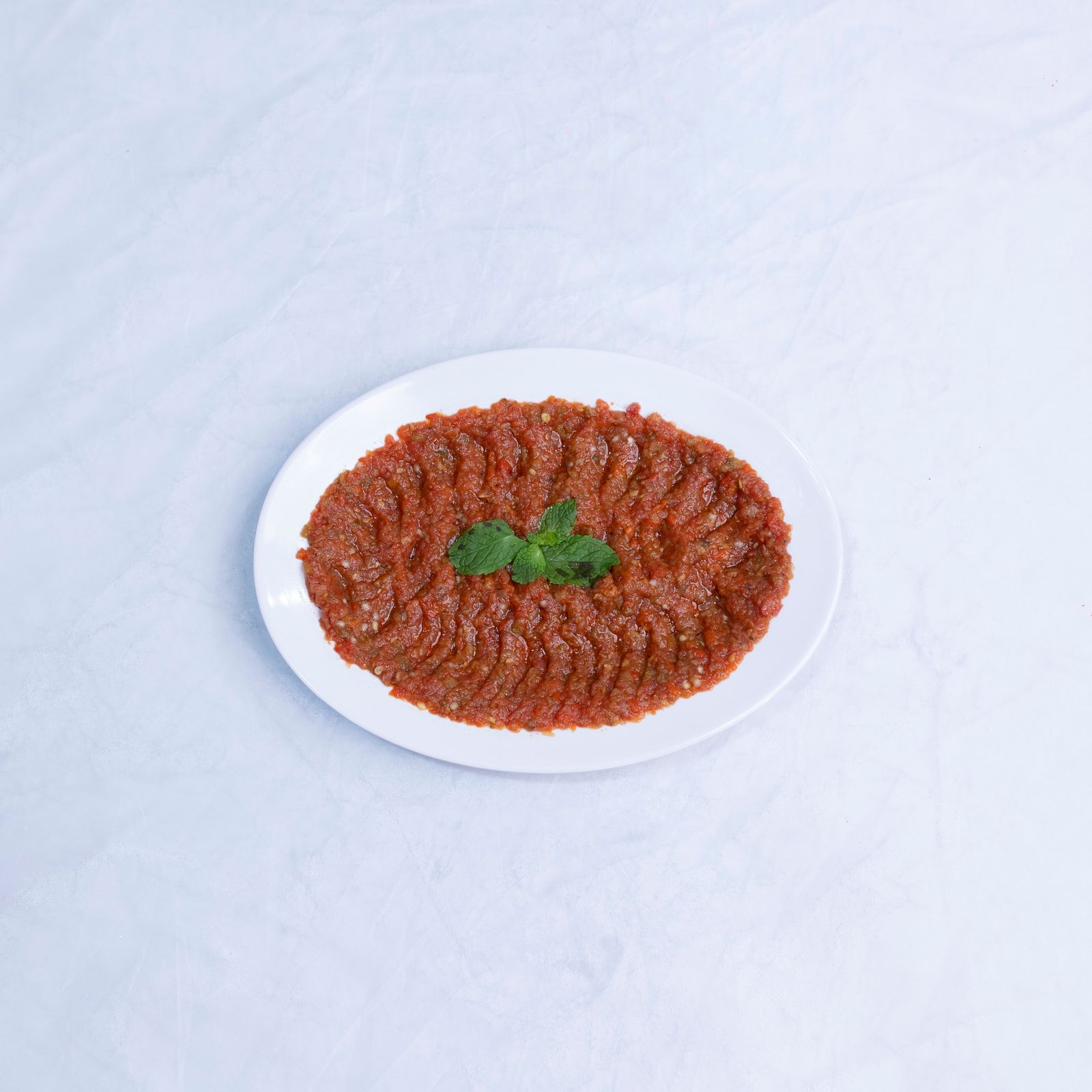 Viranşehir çiğ köfte tabağı