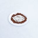 Delicious Iskender Kebab on White Plate