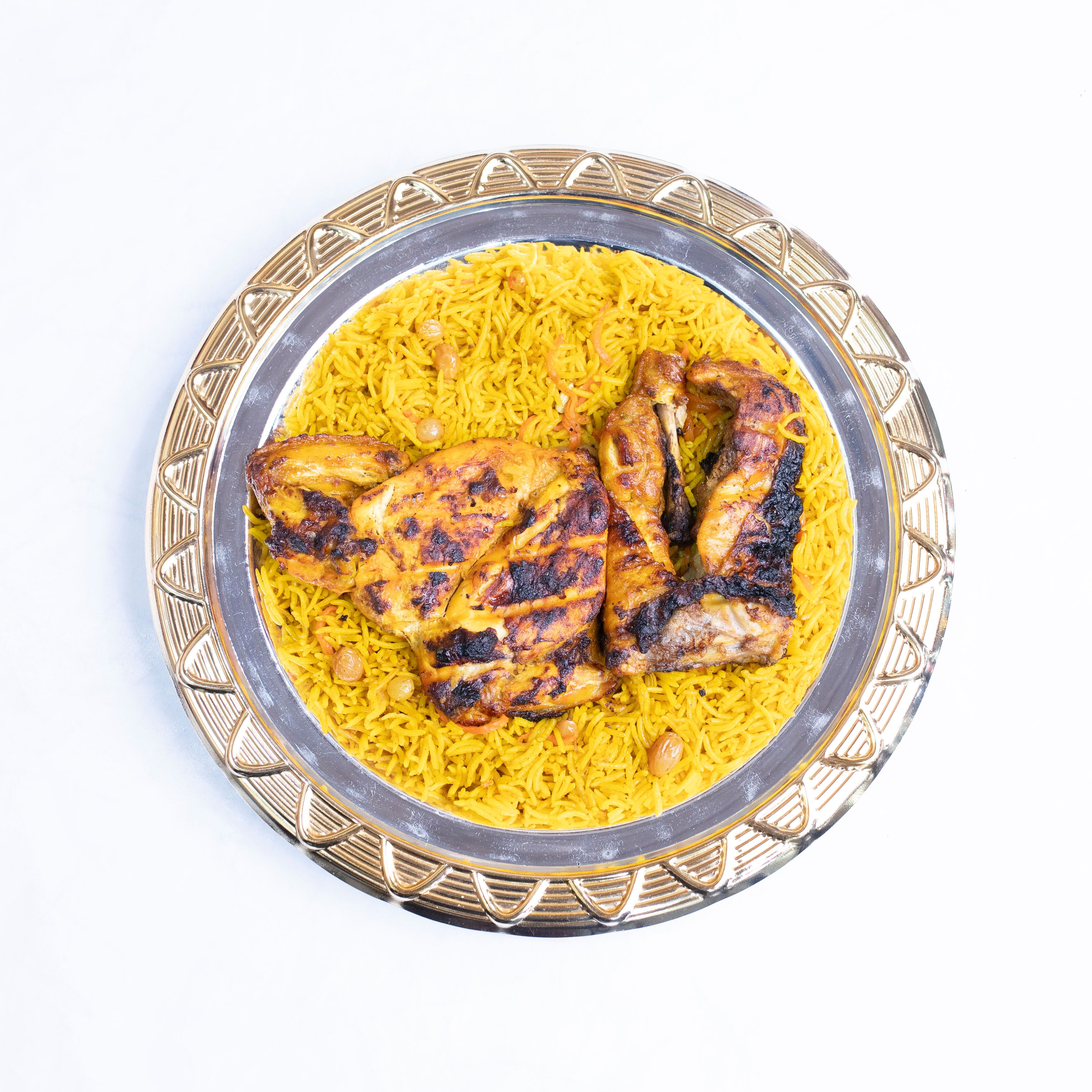 Grilled chicken over saffron rice, J KREATOR on Pexels
