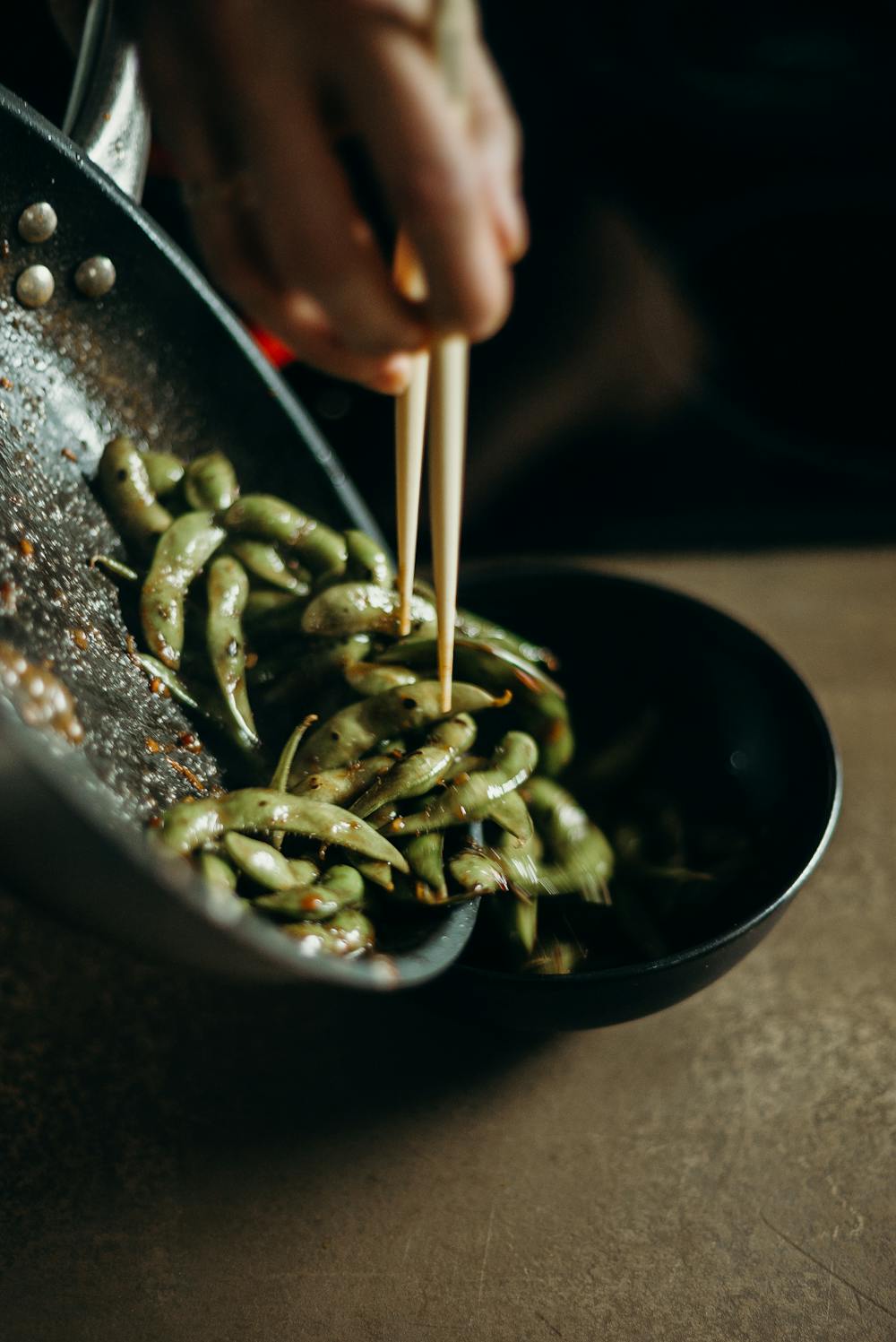 Spicy Edamame Toss