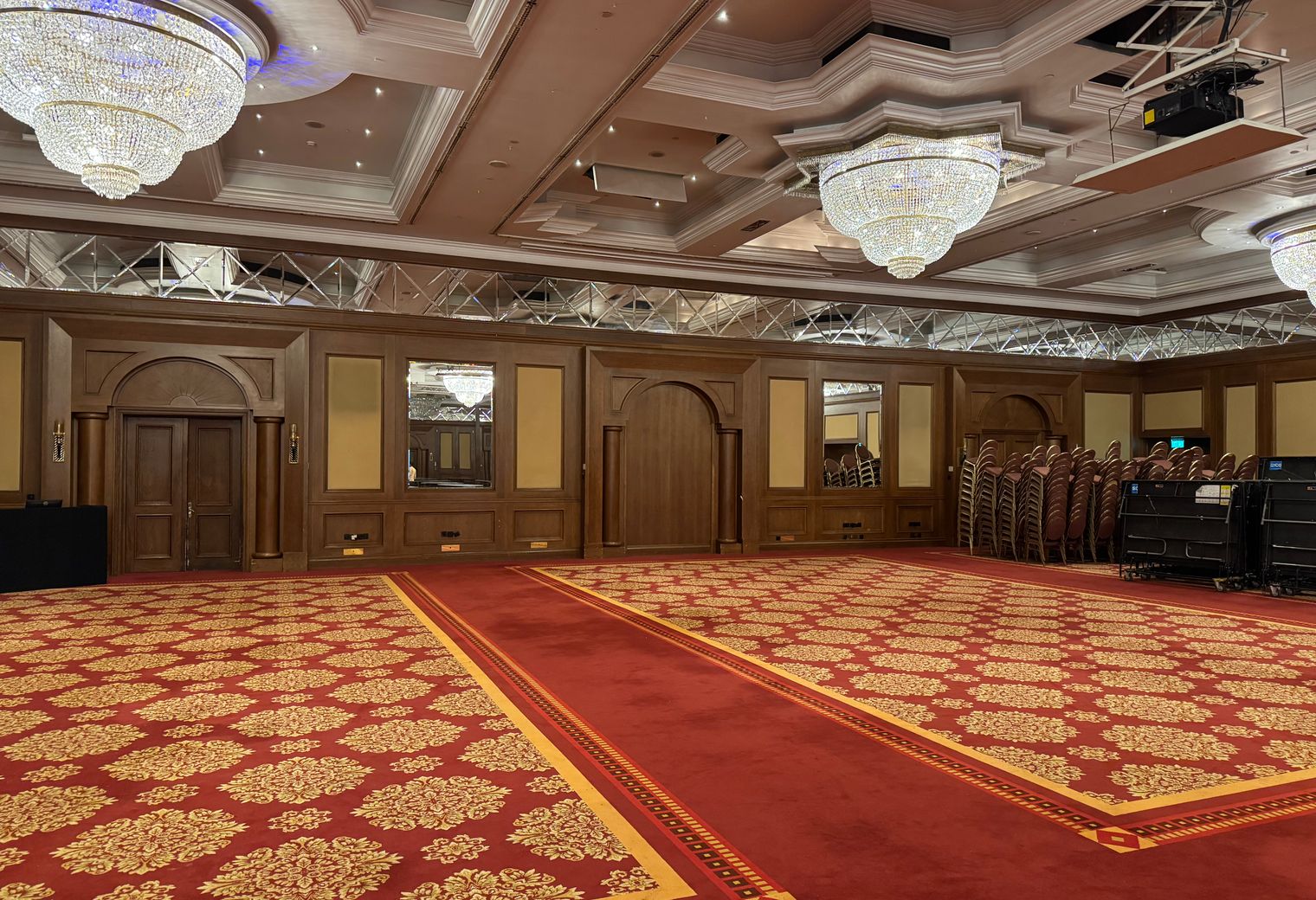 Commercial Decorating in The Burroughs — surfaces prepped and cut in by hand