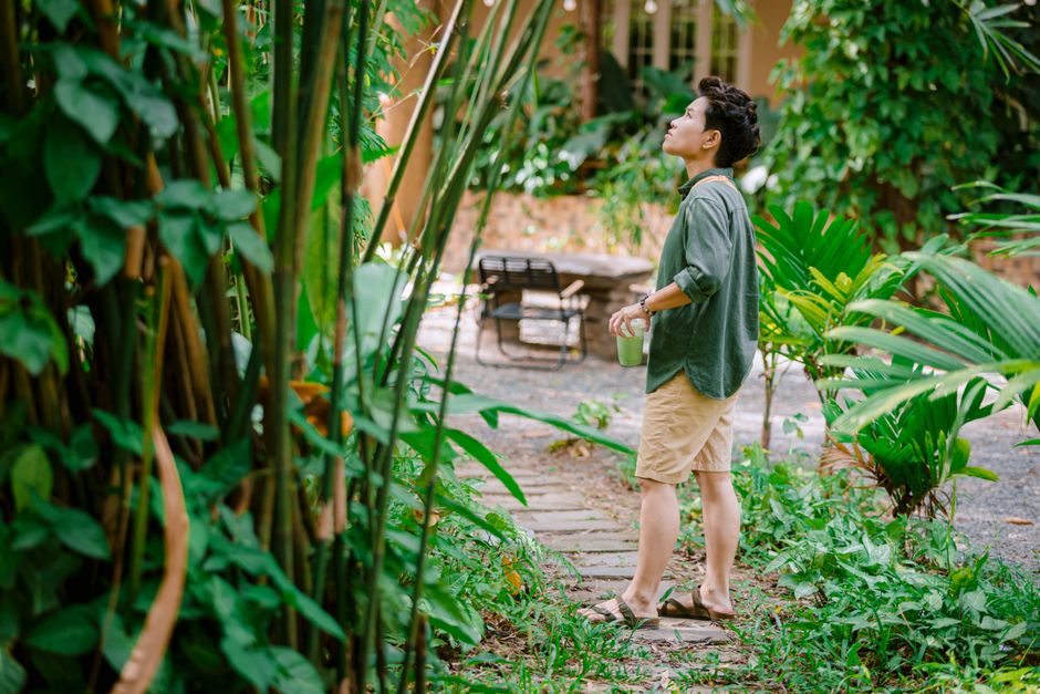 Backyard wellness retreat