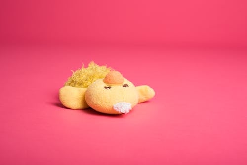 Free Yellow Duck Plush Toy Stock Photo