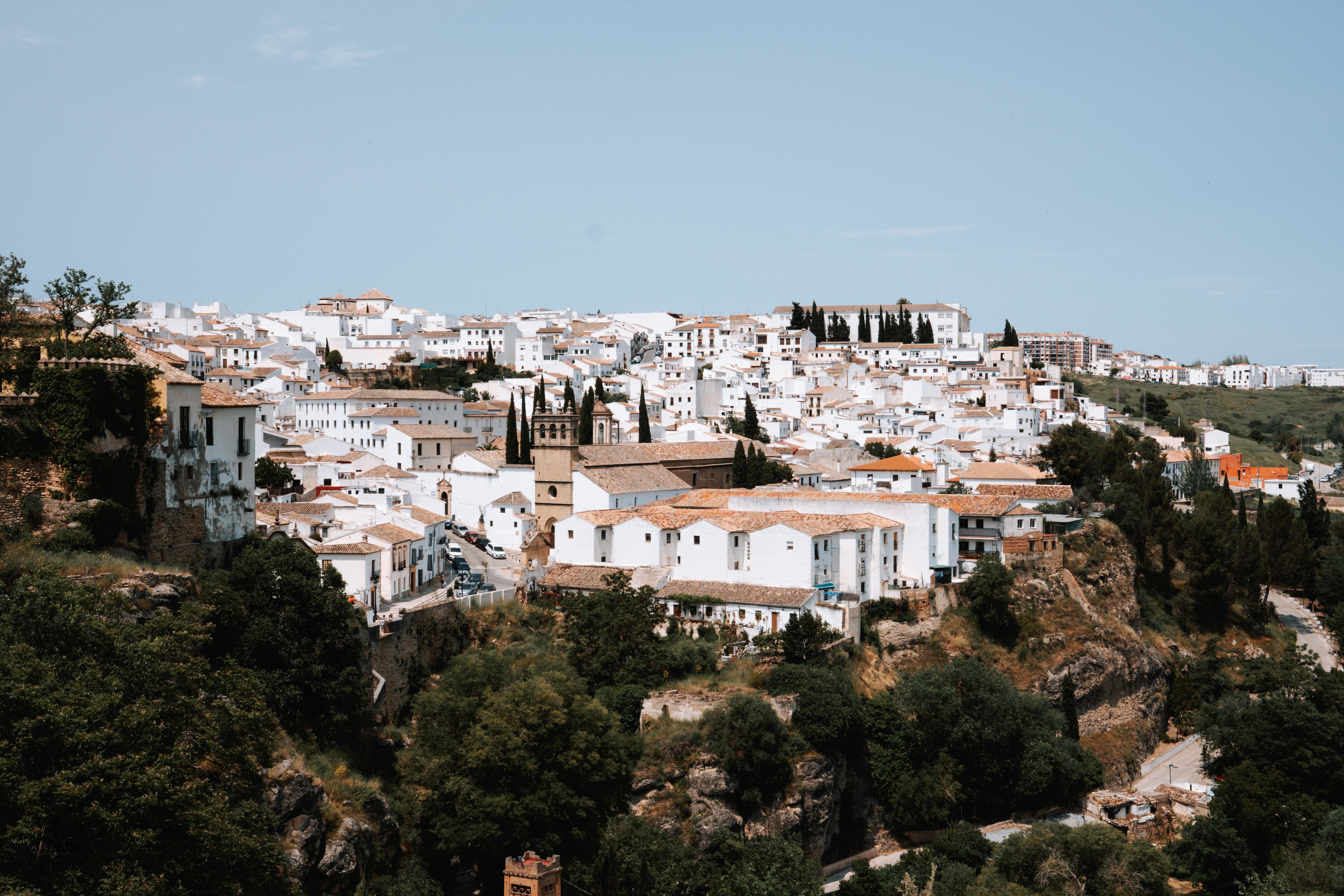 The village of White Villages of Andalusia in inland Málaga