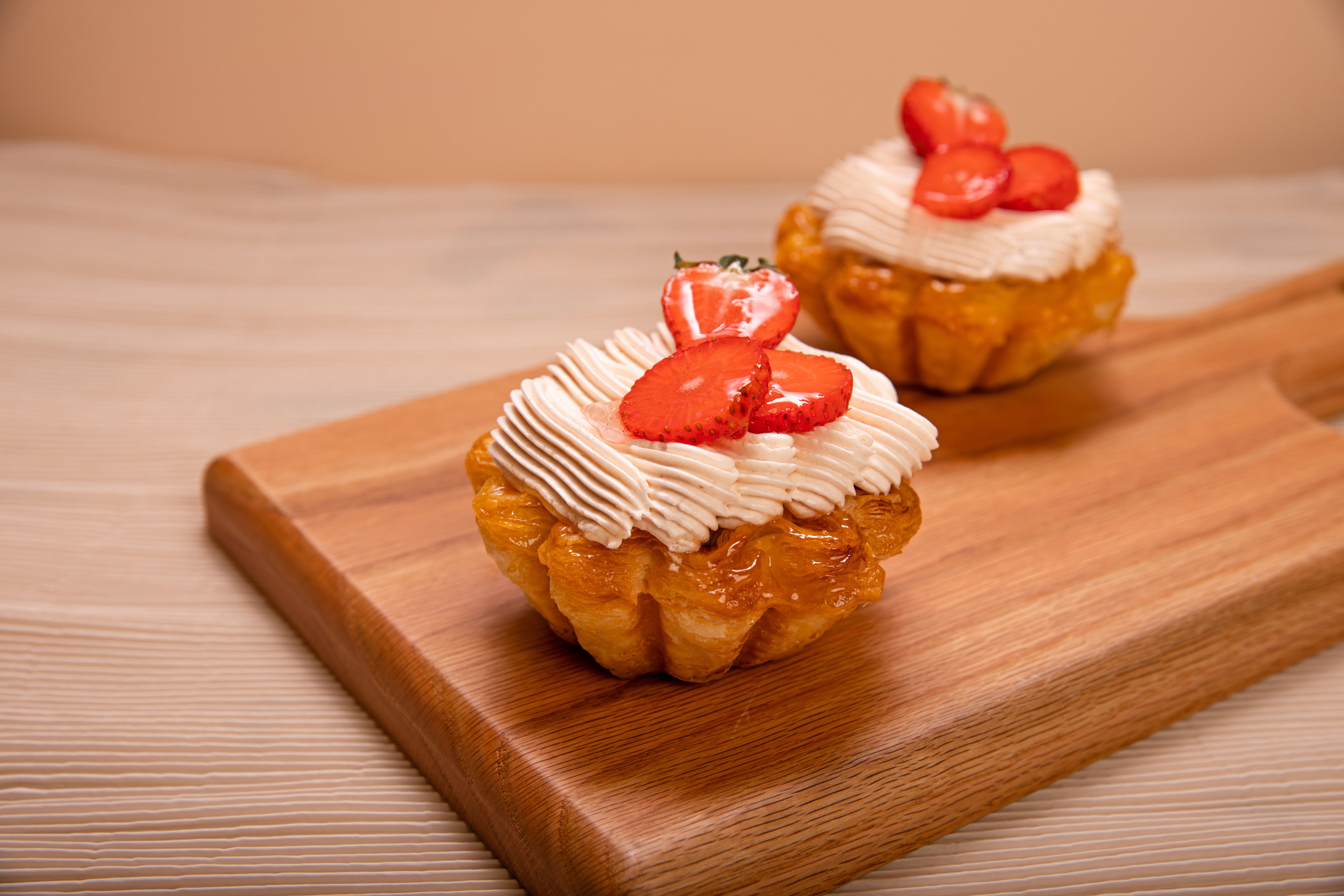 Coconut Tart with a Berry Compote