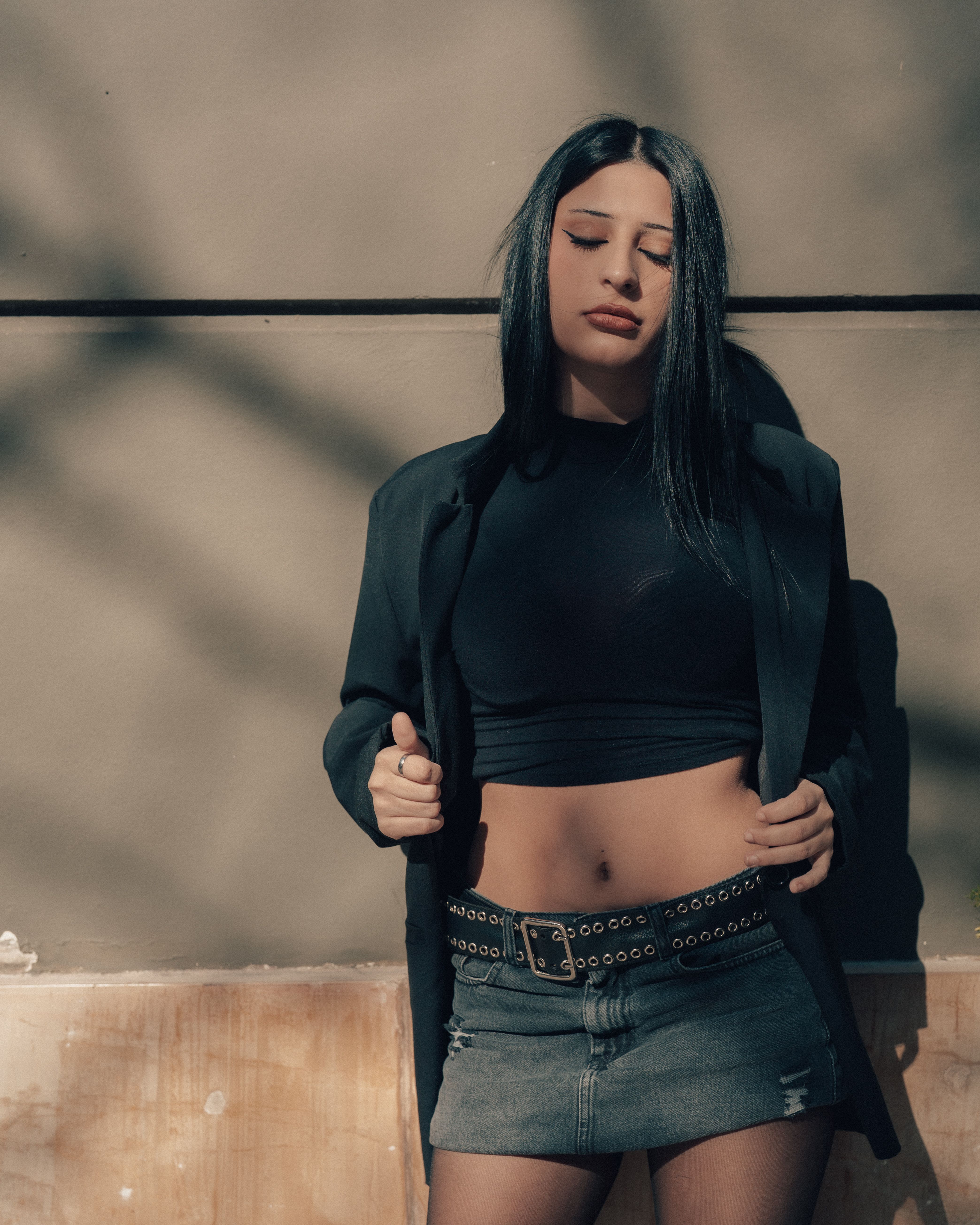 Saia Jeans Curta