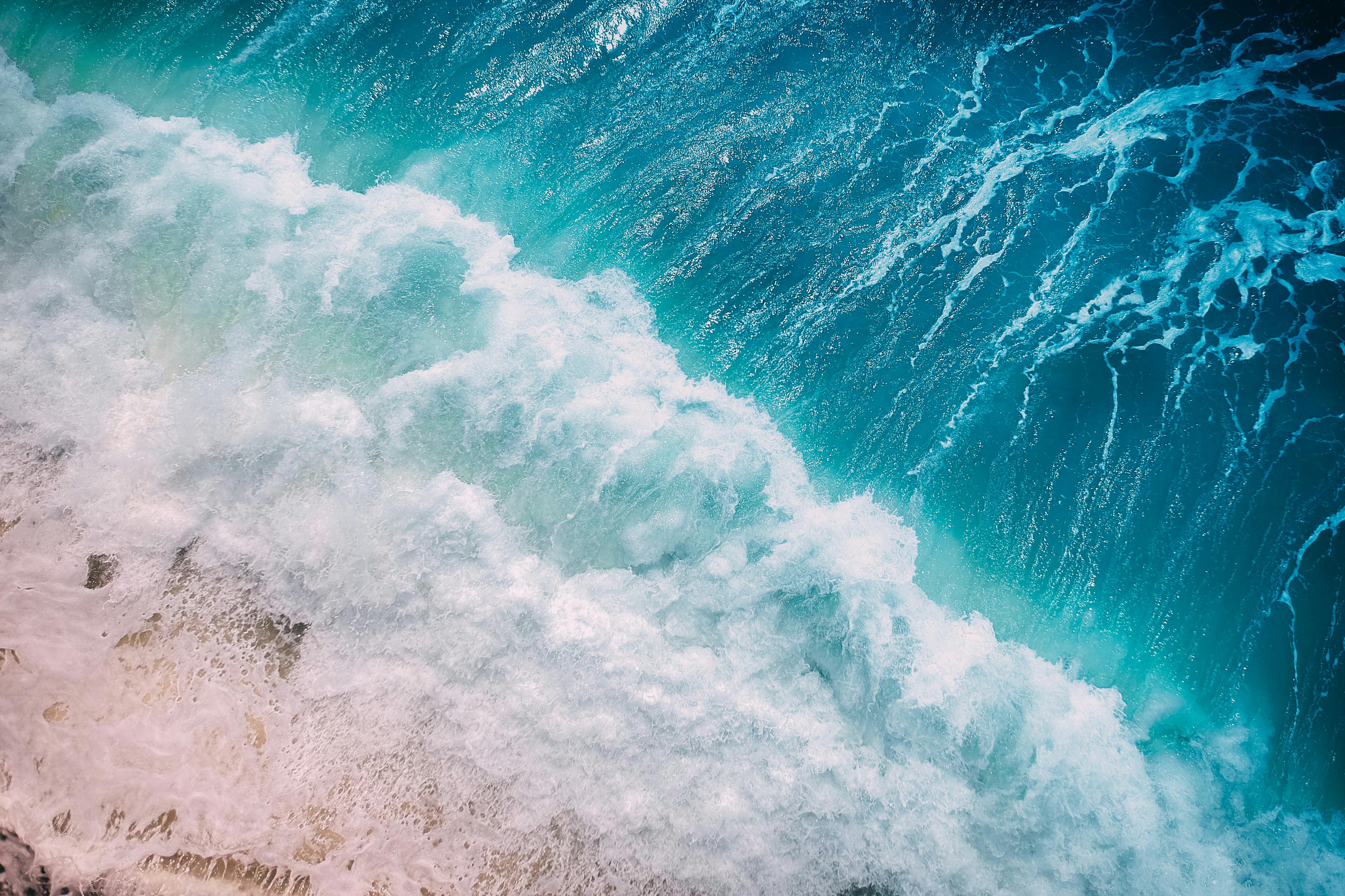 33+] Beach Ocean Waves Wallpapers - WallpaperSafari