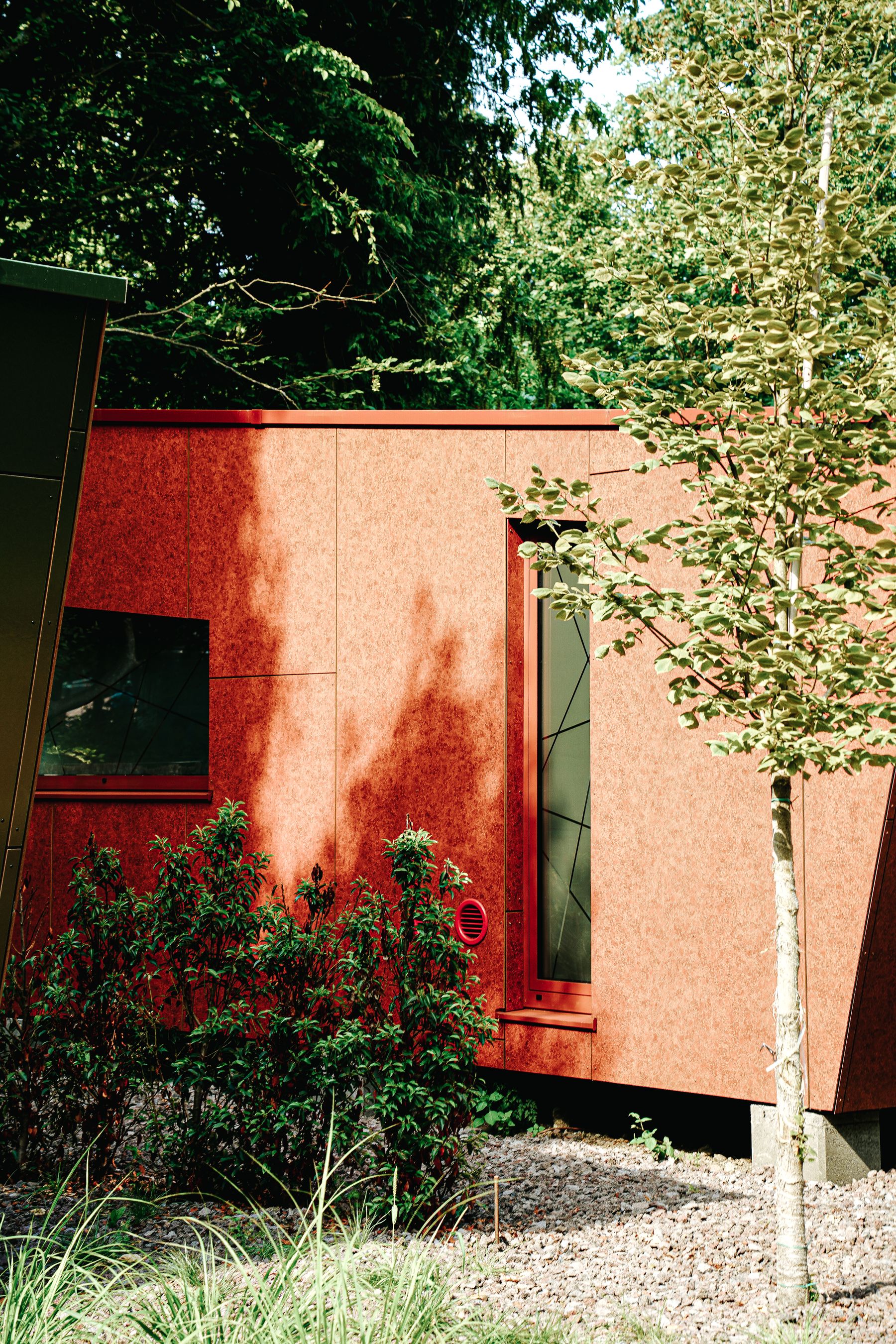 Modern detached casita style small home
