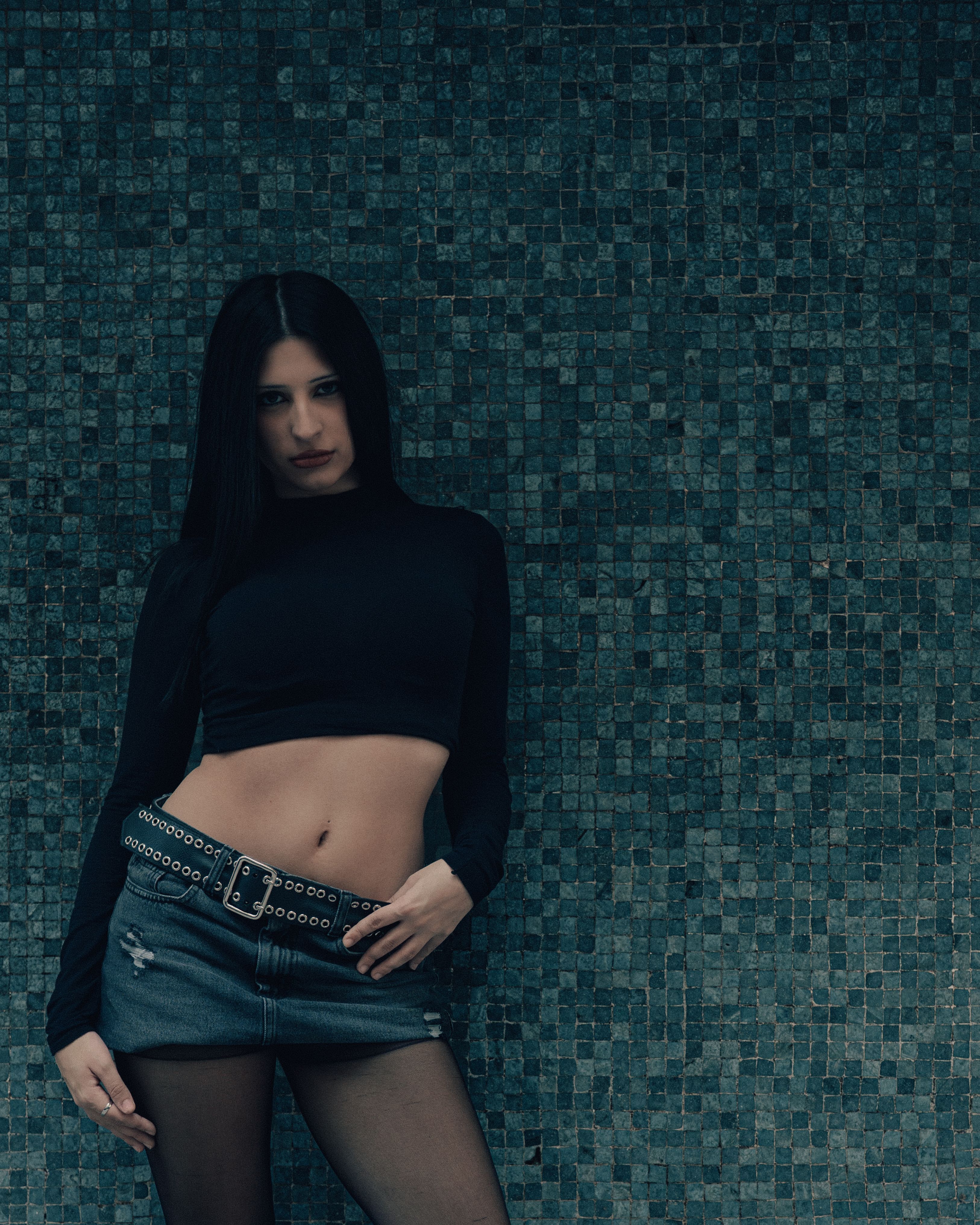 Saia Jeans Curta