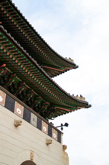 서울 독립문 봄 전경