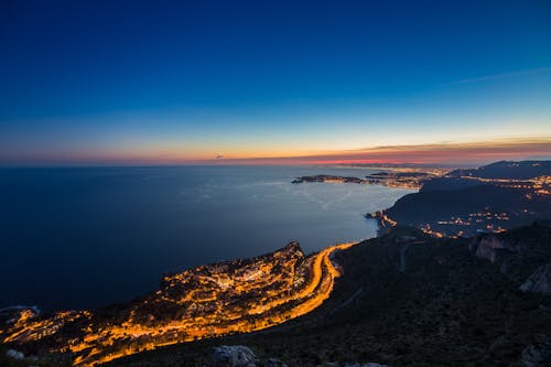 Free stock photo of night, sea, sky