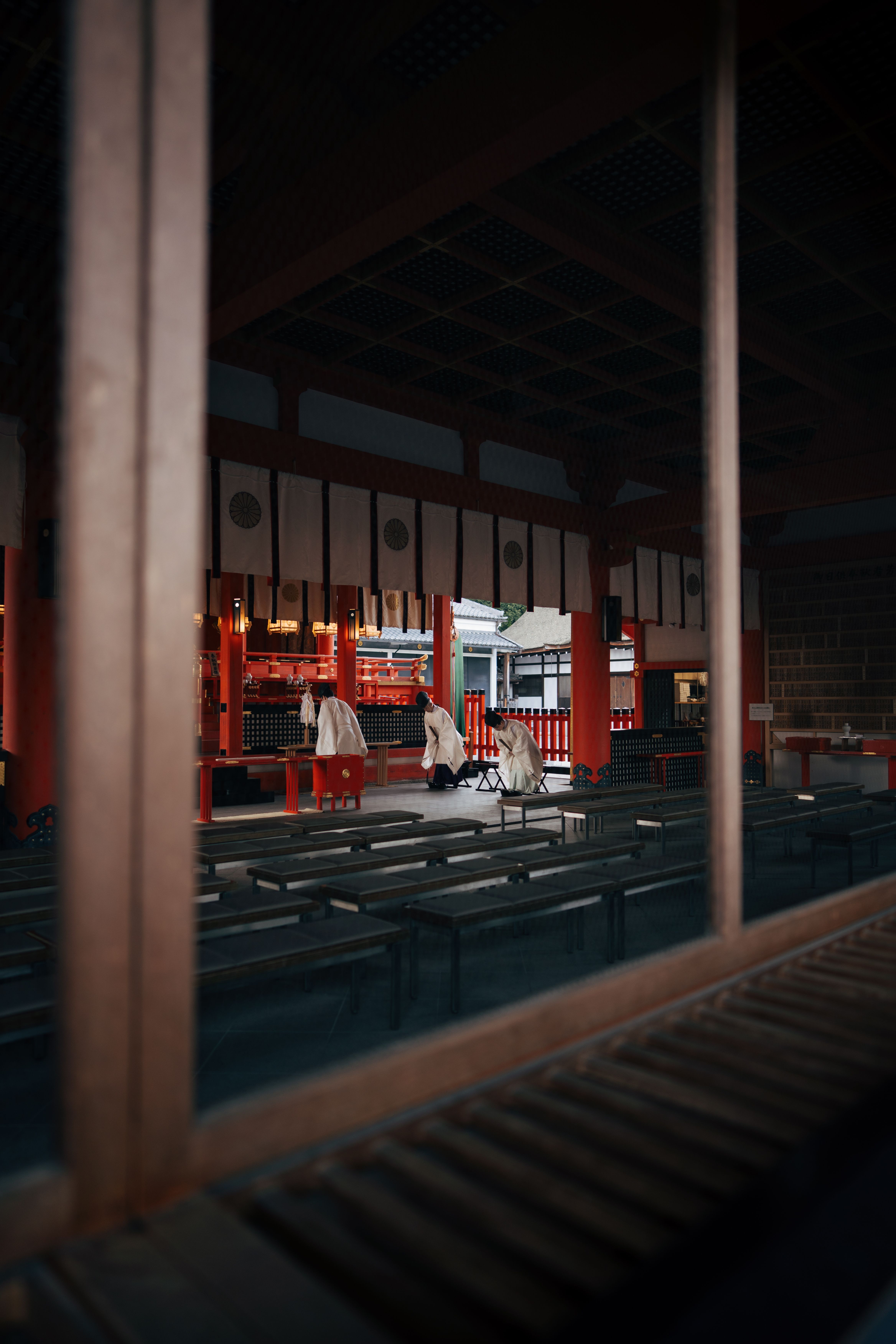Traditional Ceremony at Kyoto Shinto Shrine · Free Stock Photo