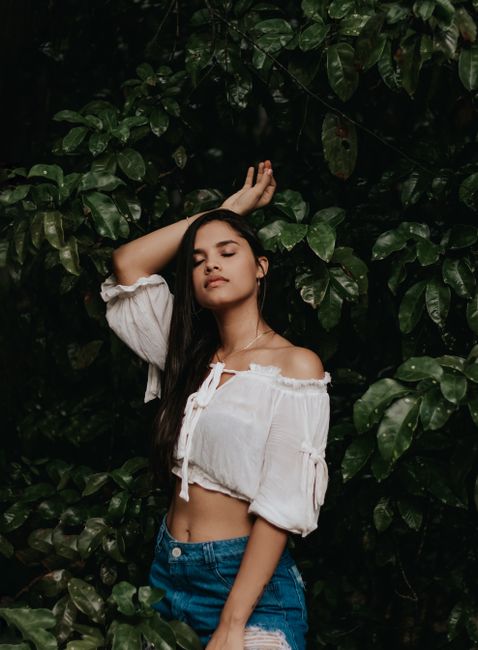 Blusa Ciganinha Floral Verde