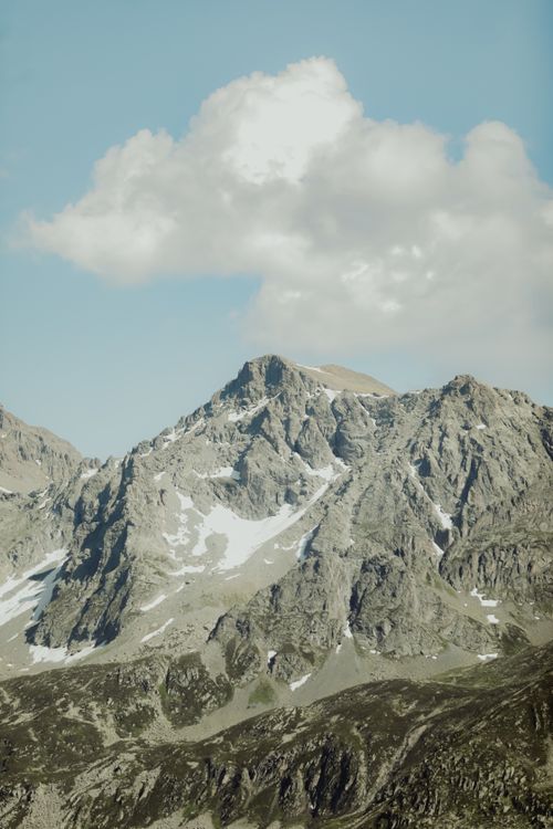 Stunning Mountain Landscape with Clear Blue Sky · Free Stock Photo