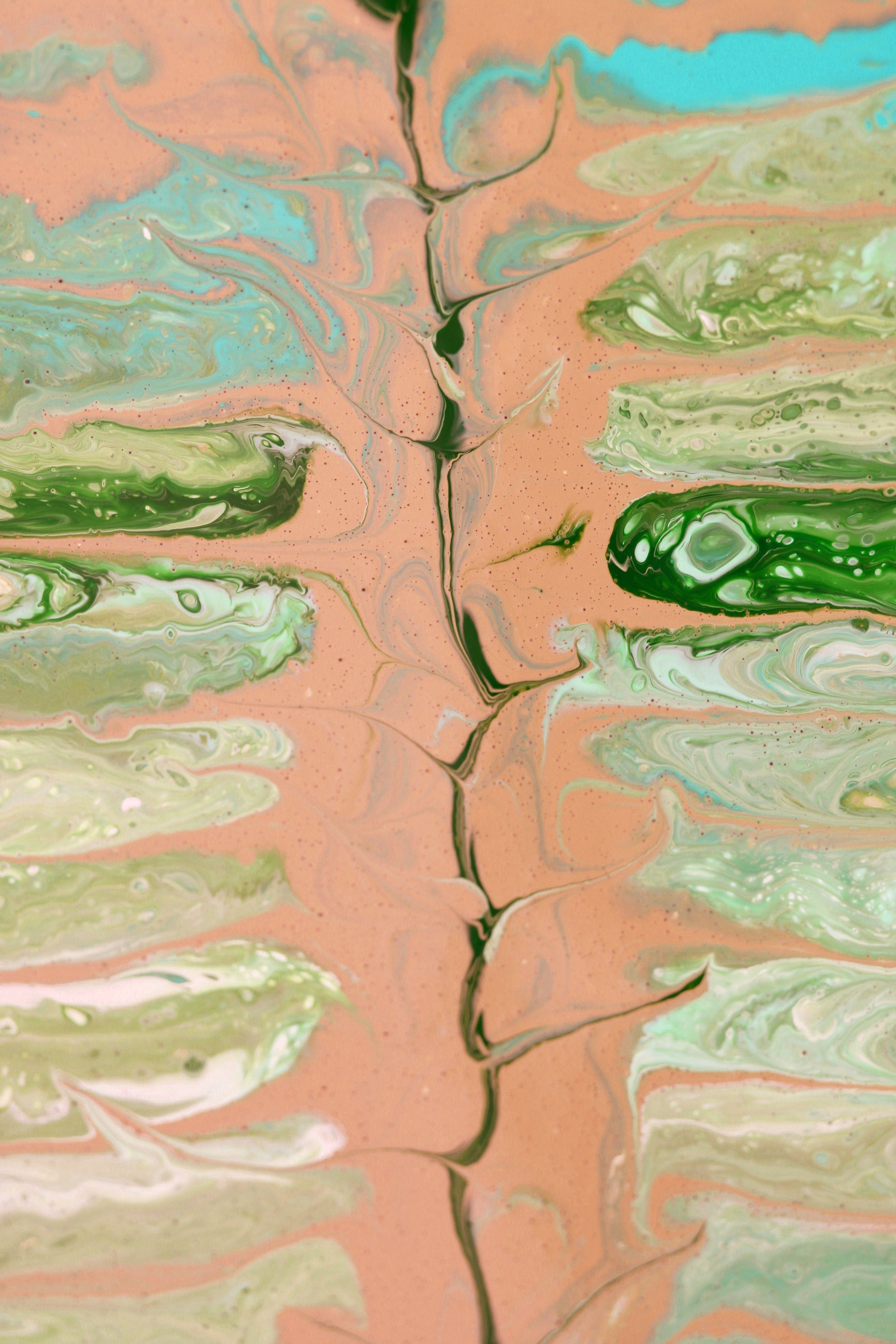 Abstract Fluid Art with Earthy Tones · Free Stock Photo